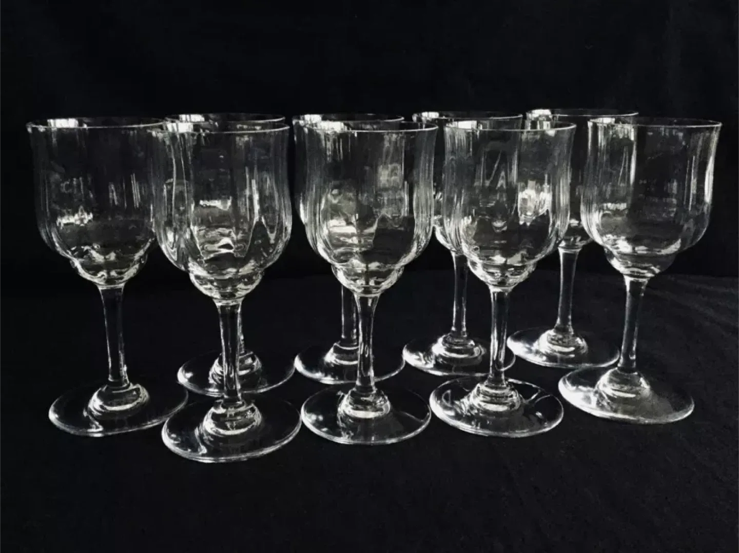 Vintage Collectable Baccarat France Capri collection Goblets image indicator(7)