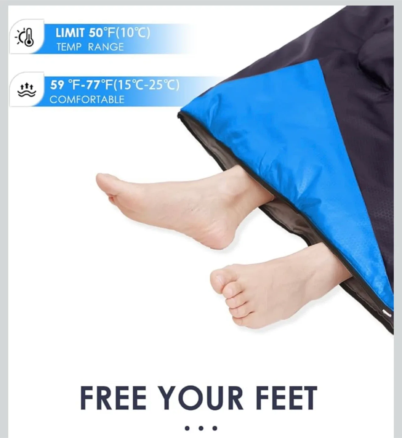 Jeaouia Sleeping Bag - Navy Blue image indicator(4)