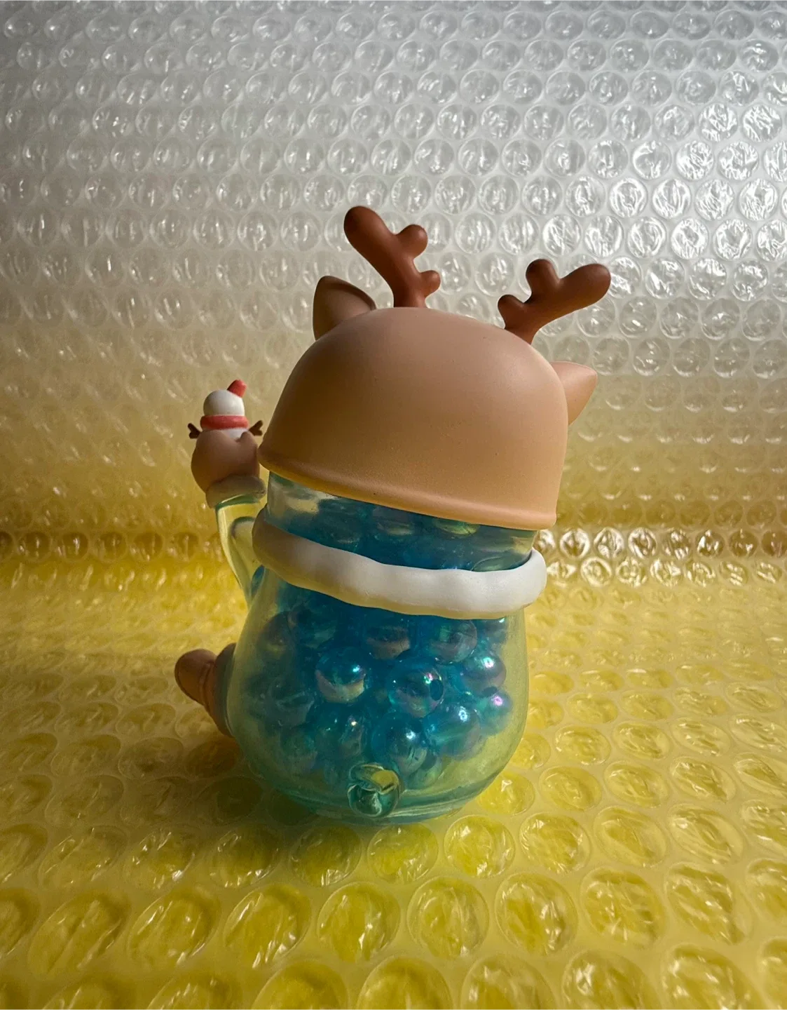 Cute Reindeer Figurine with Blue Beads image indicator(5)