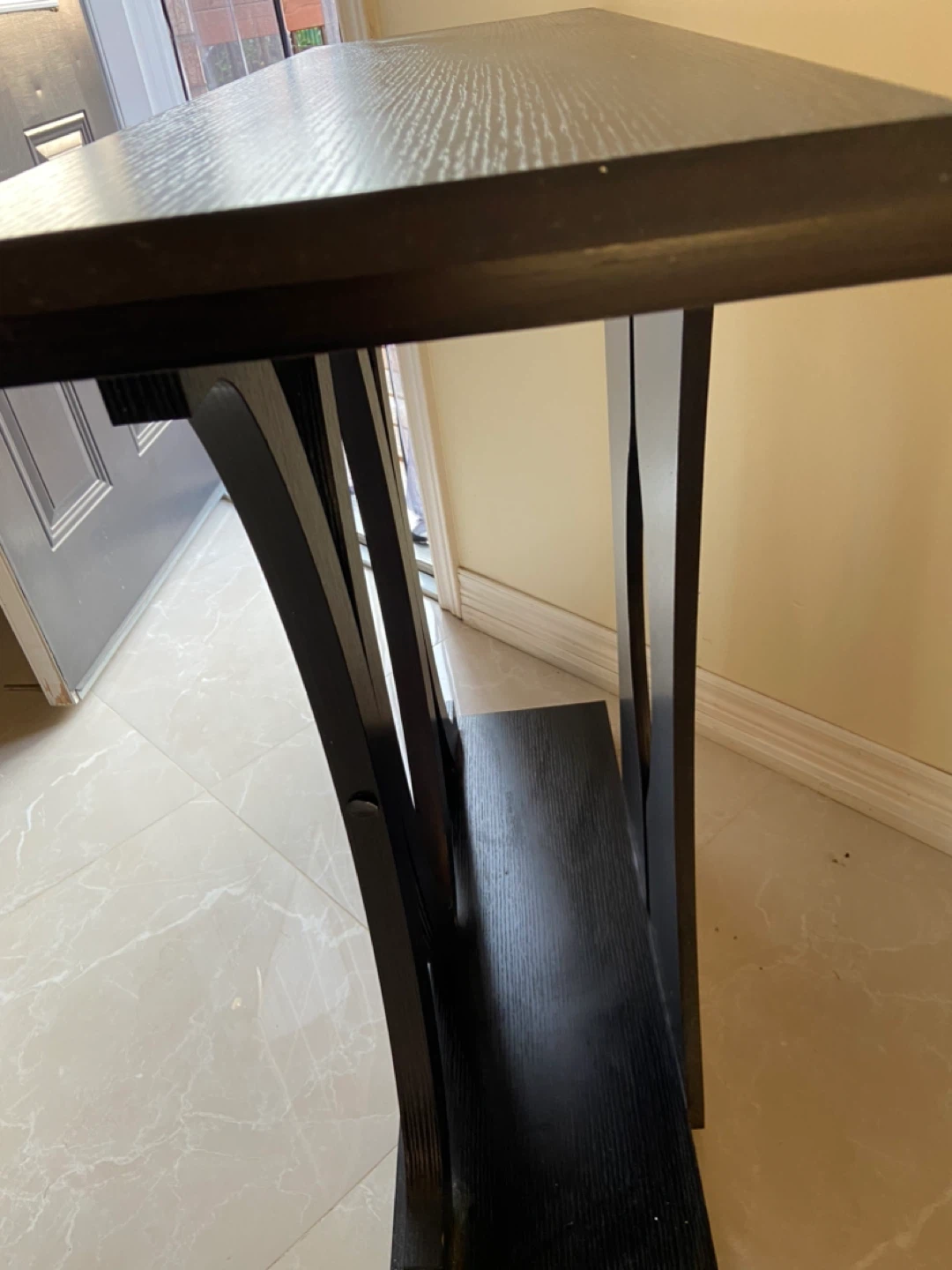 Dark Wood Console Table - photo 4