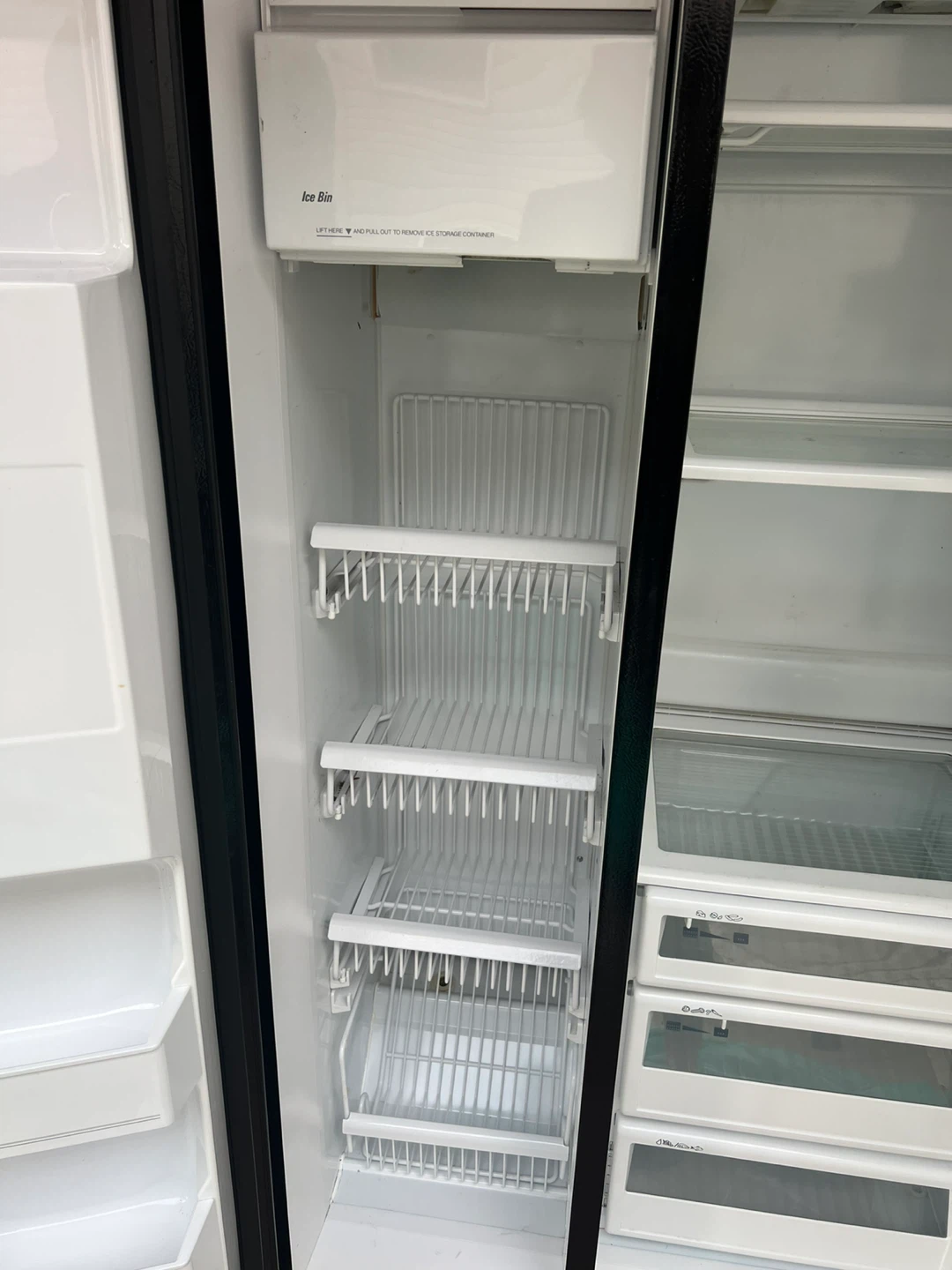 GE Profile Black Side-by-Side Refrigerator - photo 4