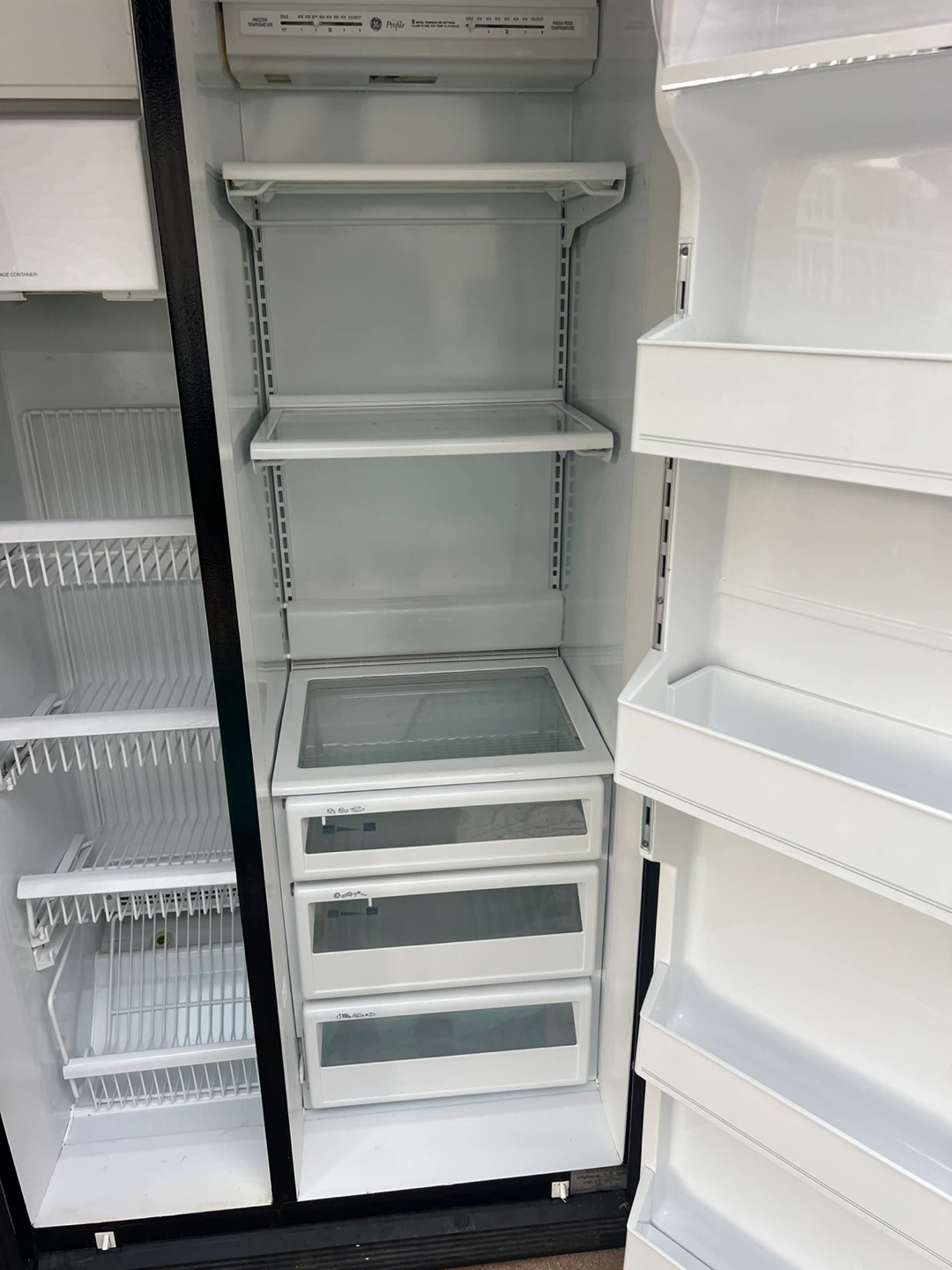 GE Profile Black Side-by-Side Refrigerator - photo 3