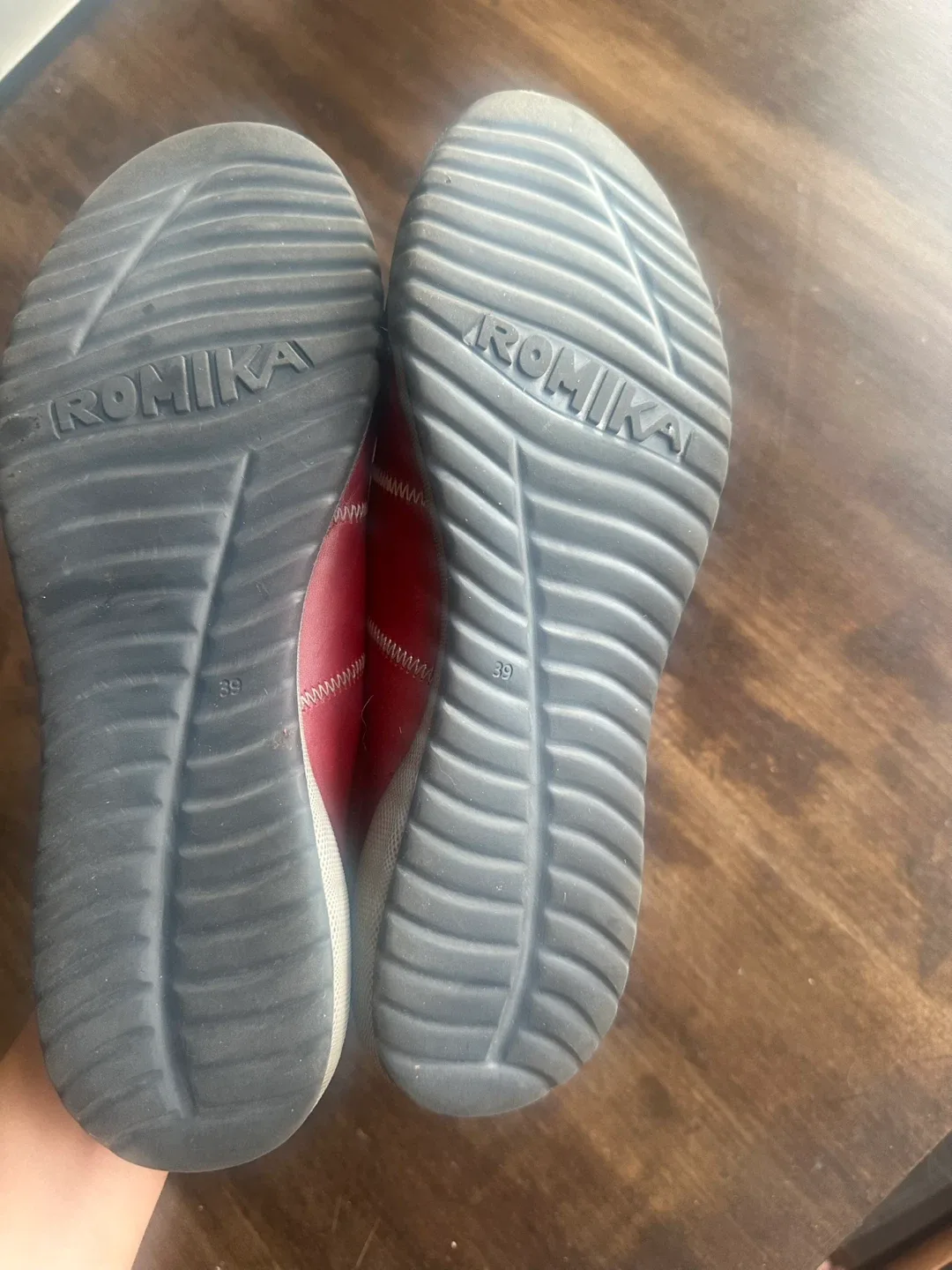 Romika Red Leather everyday shoes sneakers - Size 39 image indicator(4)