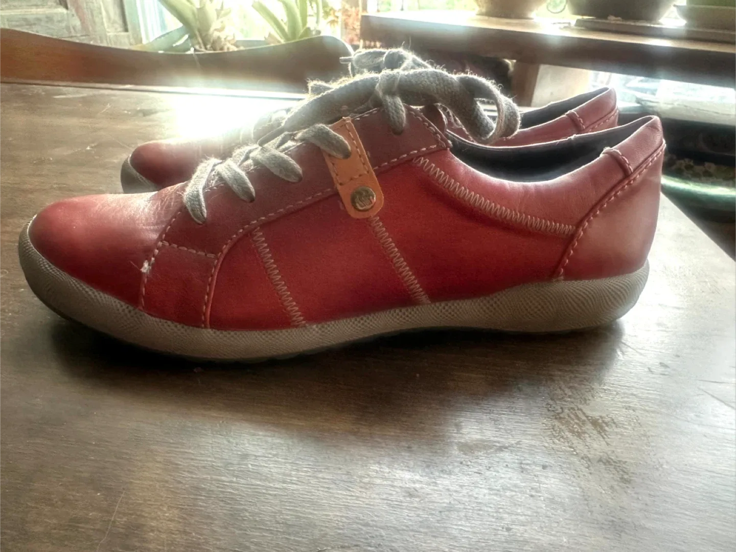 Romika Red Leather everyday shoes sneakers - Size 39 image indicator(7)