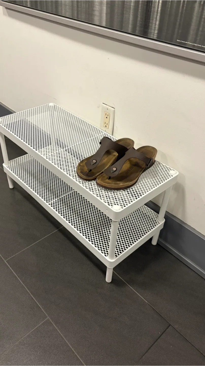 IKEA White Mesh Shelf thumbnail