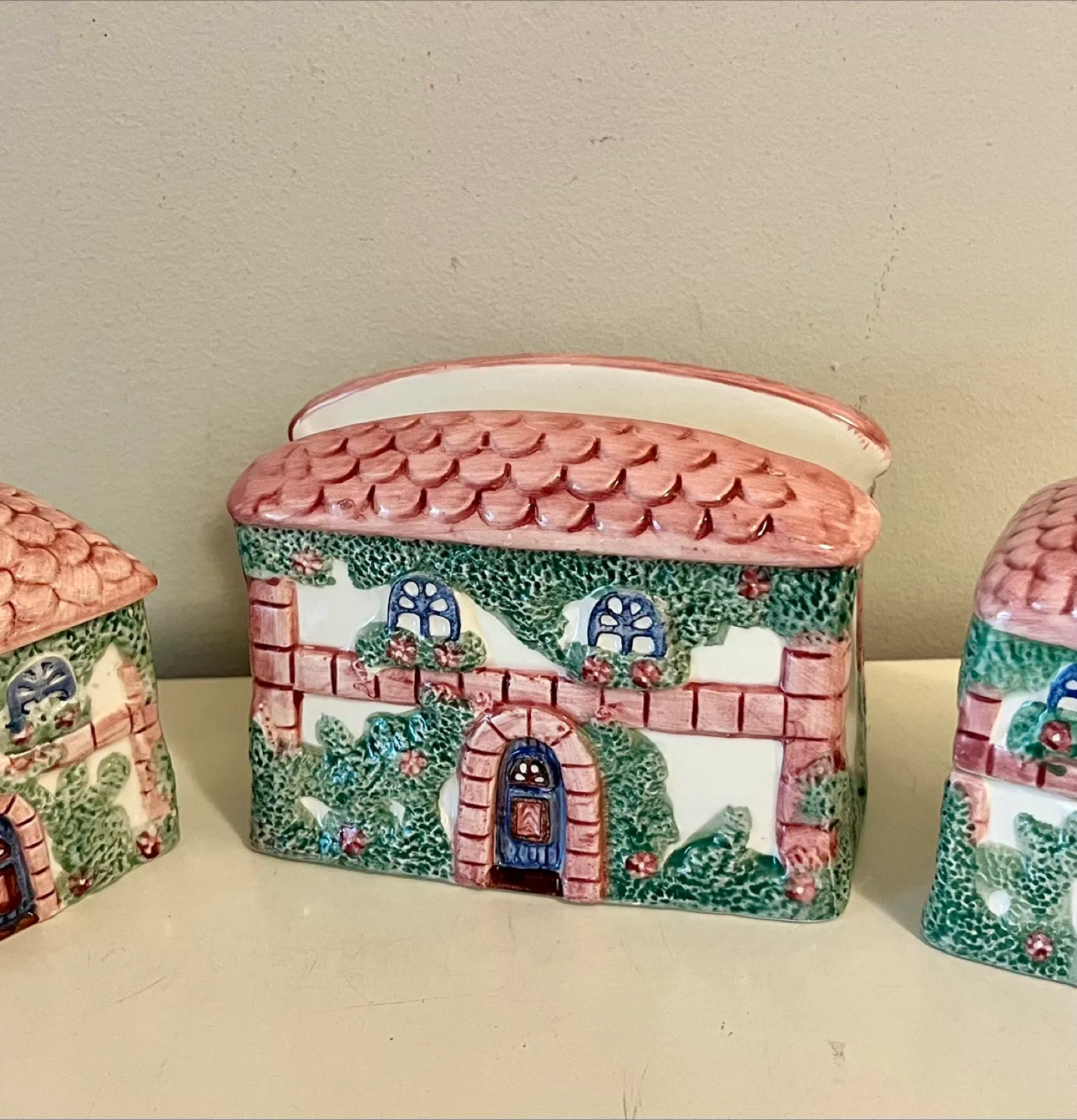 Vintage Avon Ceramic House Napkin Holder thumbnail
