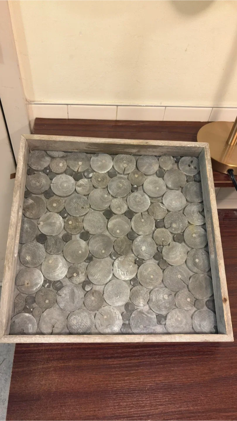 Decorative Wooden Tray, 34x34 cm image indicator(4)