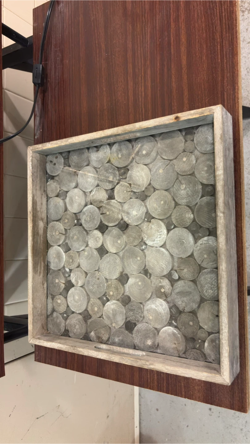 Decorative Wooden Tray, 34x34 cm - photo 3