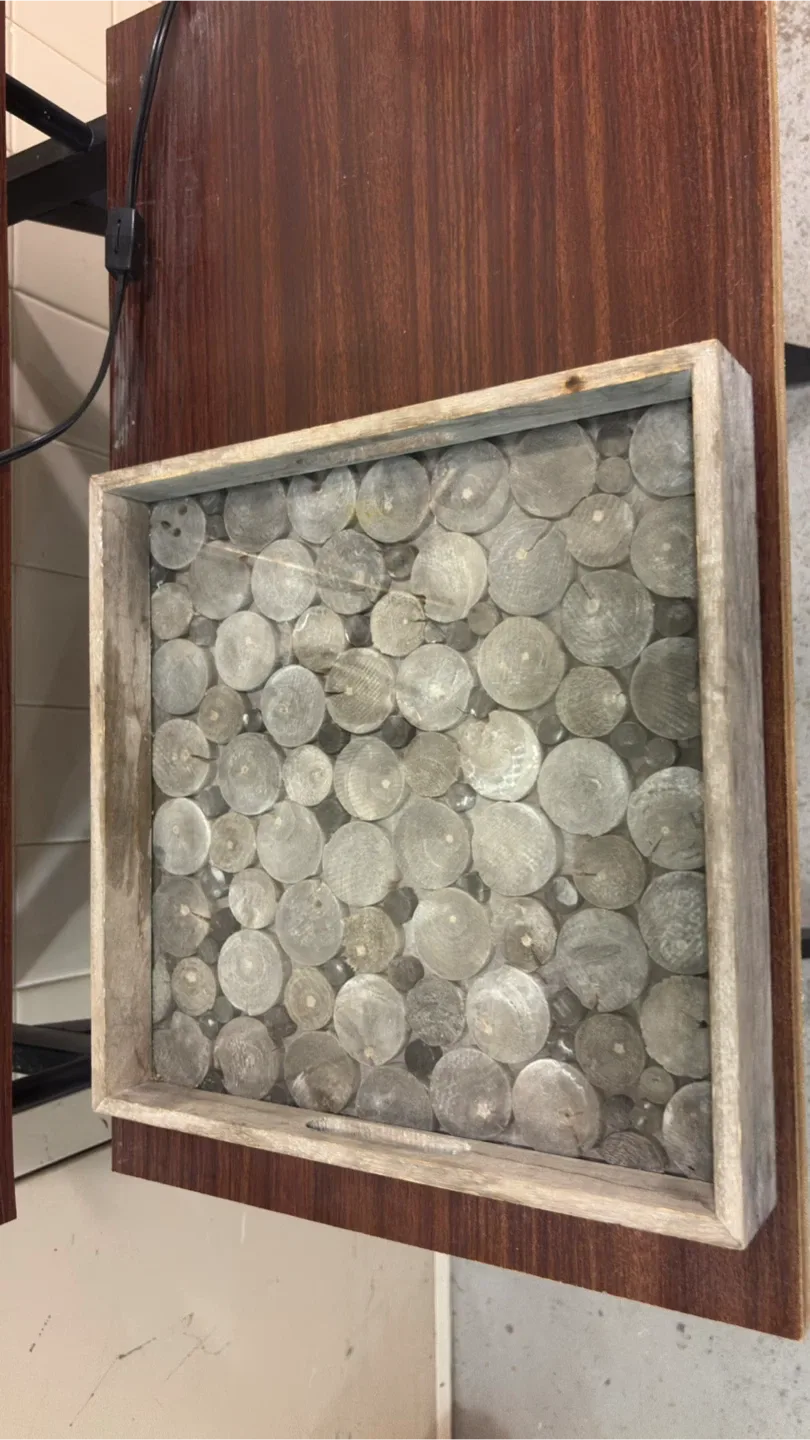 Decorative Wooden Tray, 34x34 cm image indicator(3)