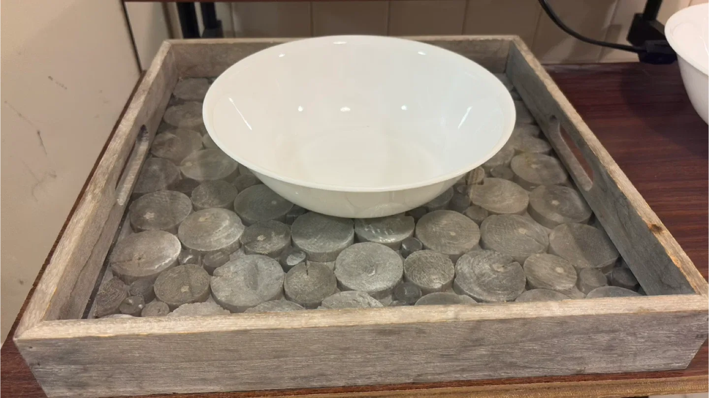 Decorative Wooden Tray, 34x34 cm image indicator(7)