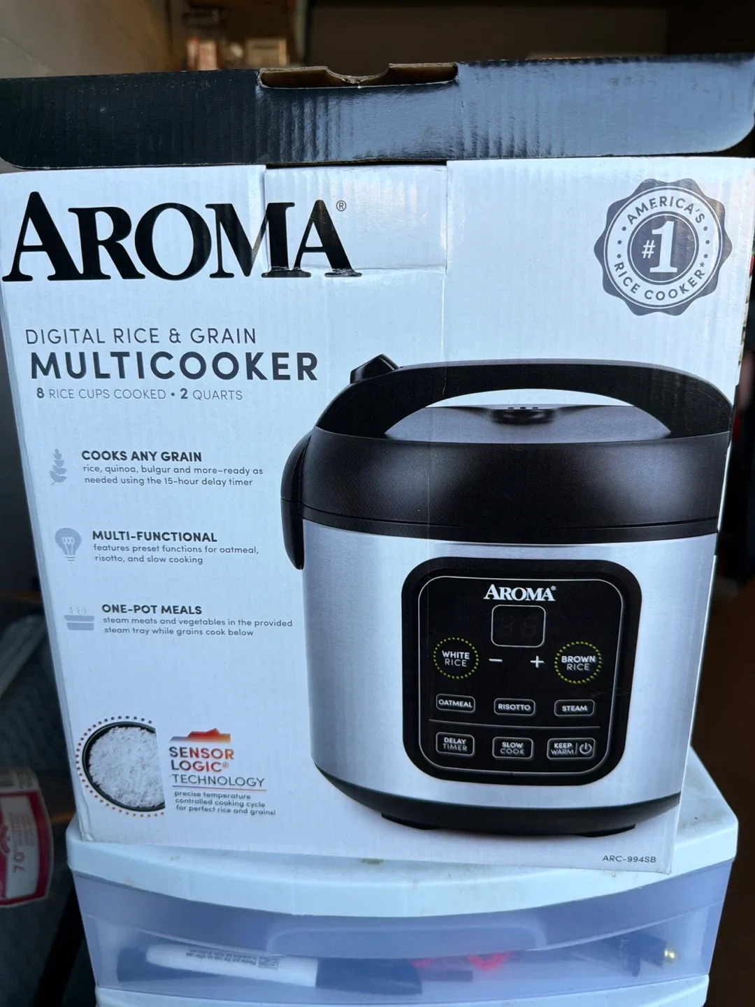 Aroma Digital Rice & Grain Multicooker - New in Box