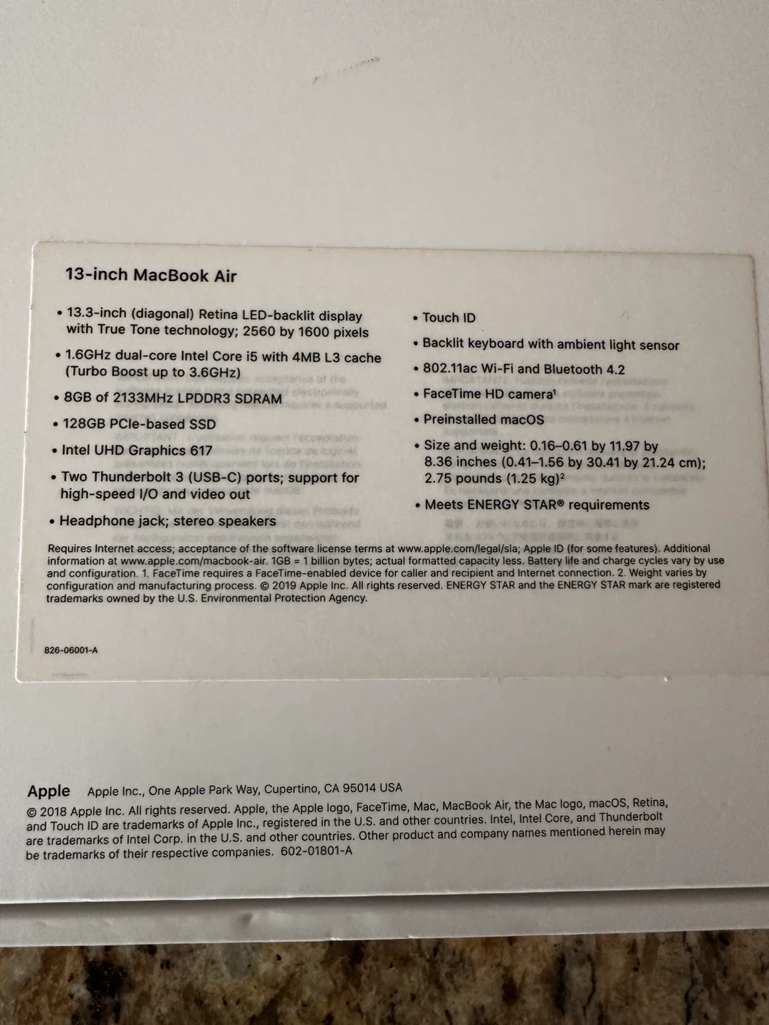 Apple MacBook Air 13-inch 2019 - photo 3