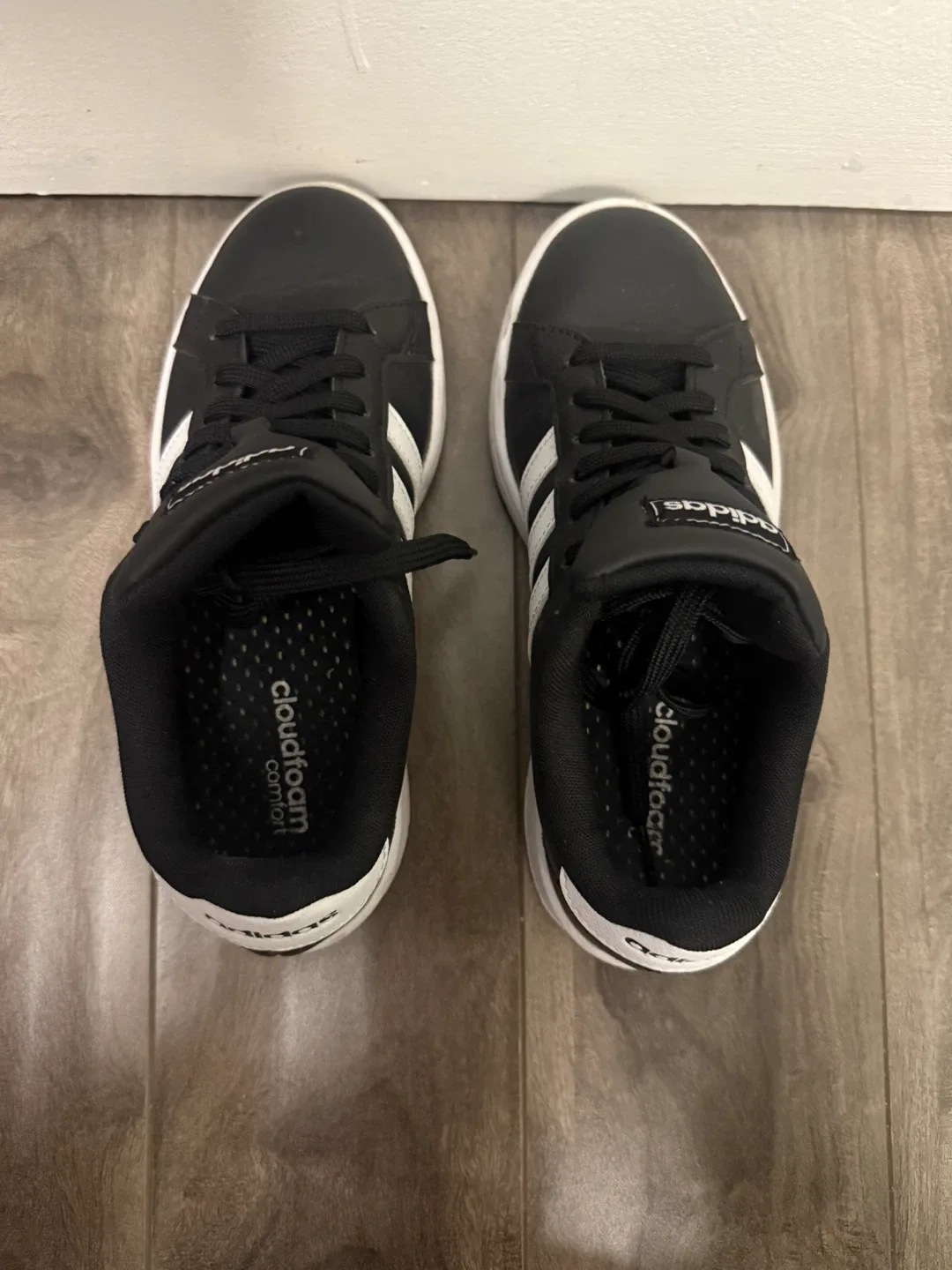 Adidas Cloudfoam Comfort - Black/White thumbnail
