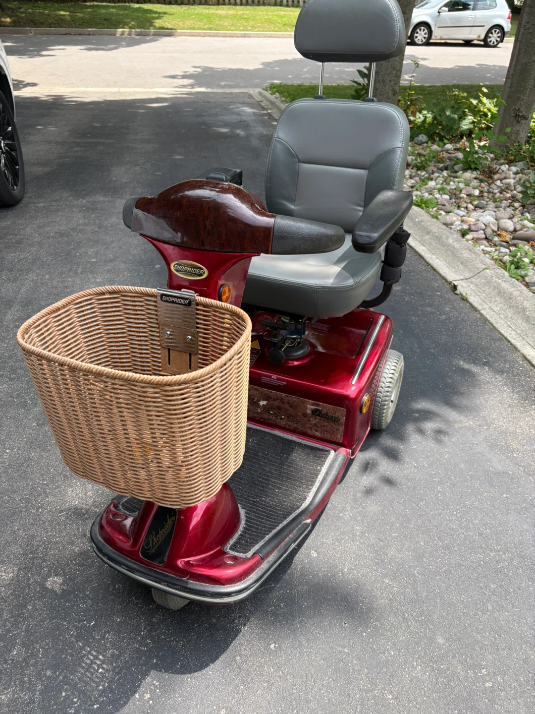 Shoprider Mobility Scooter - Burgundy