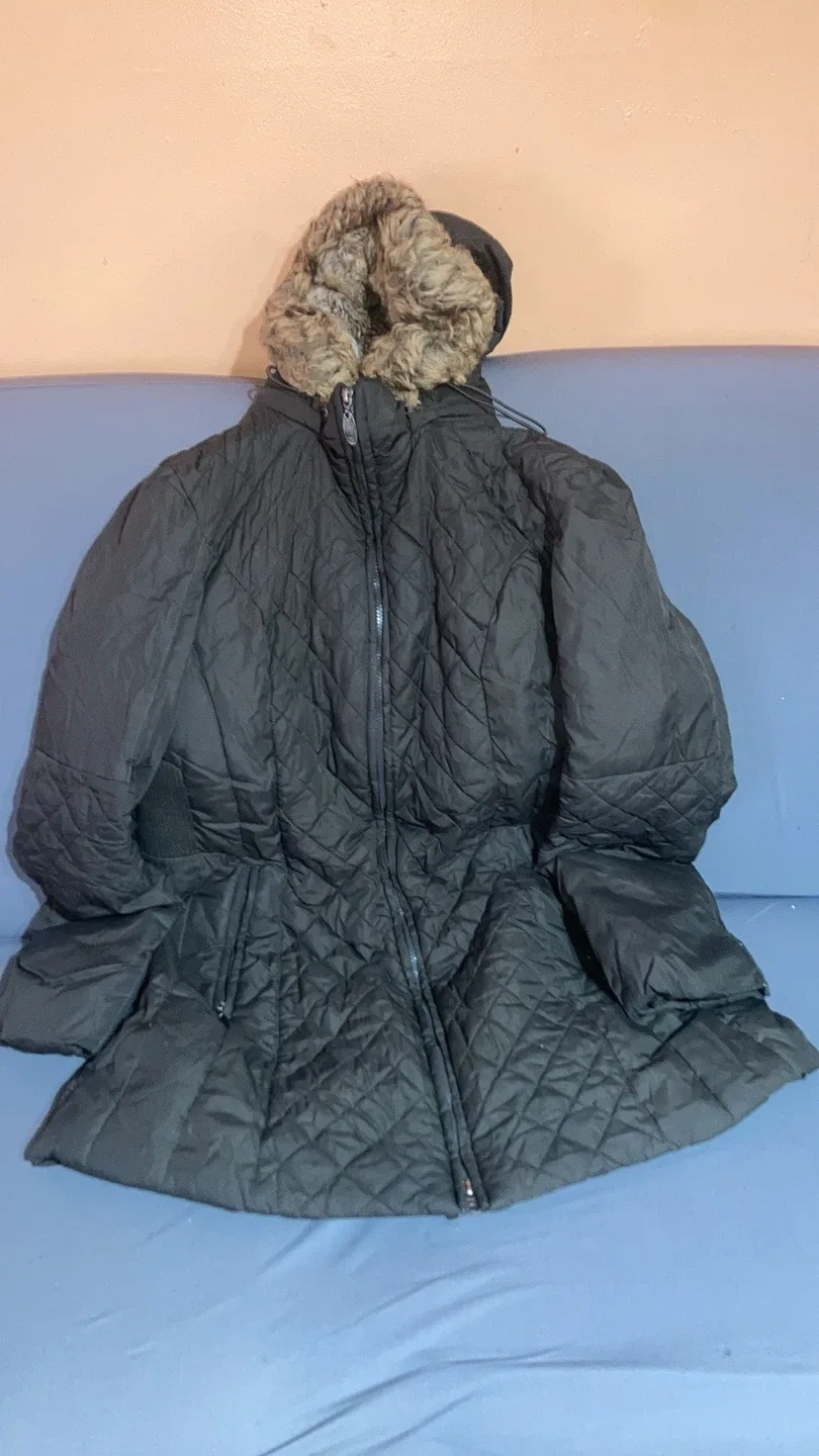 Esprit Black Winter Coat XXL thumbnail