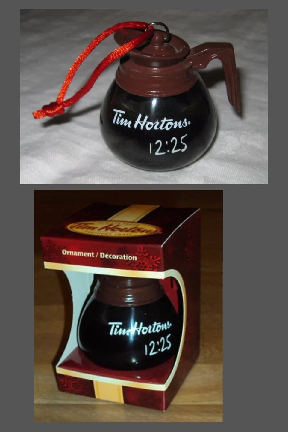 Tim Hortons Coffee Pot Ornament image indicator(2)