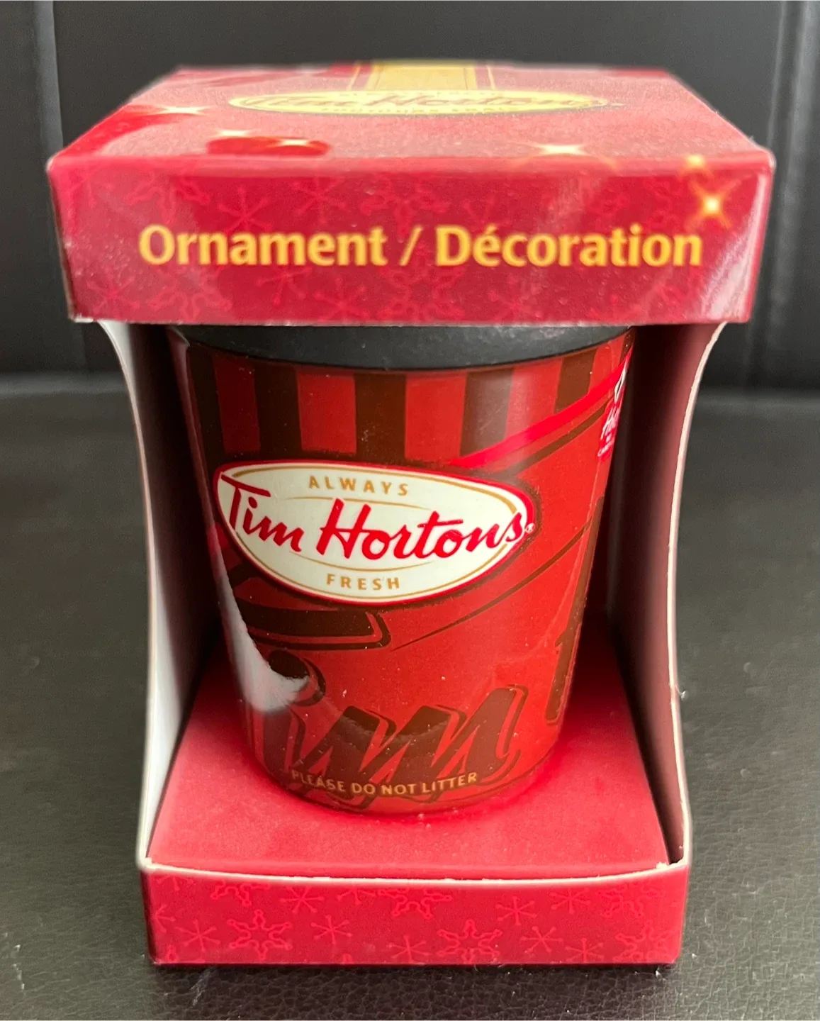 Tim Hortons Ornament BNIB thumbnail