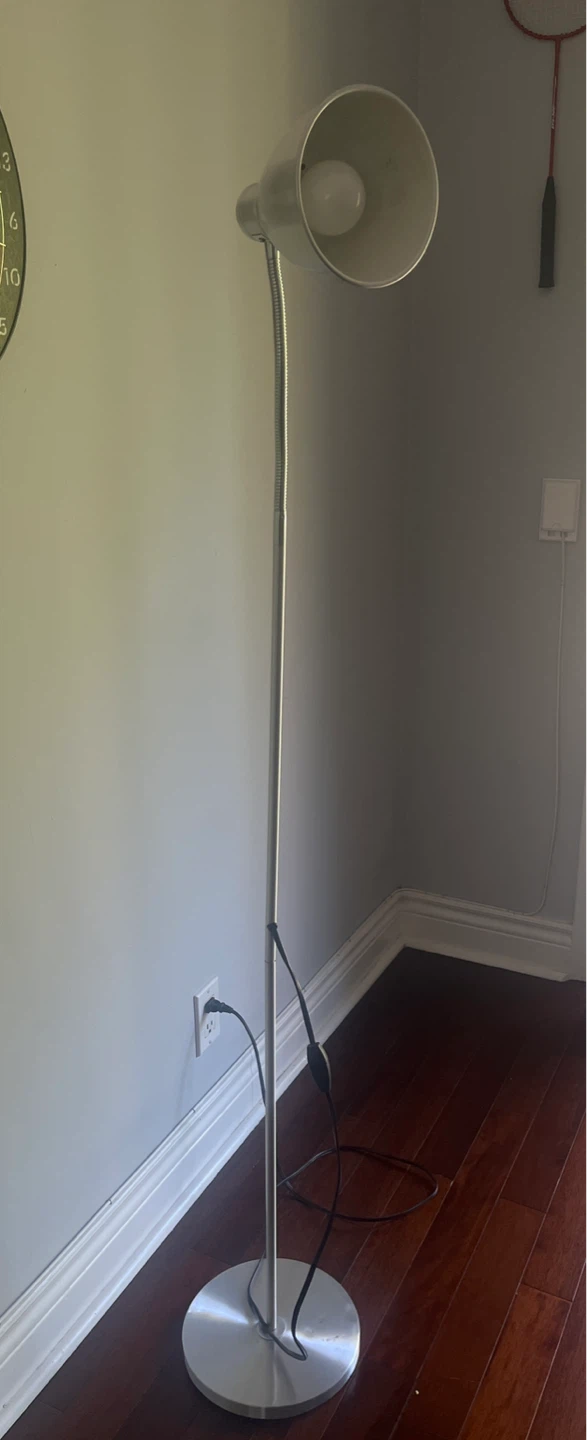 Silver Floor Lamp