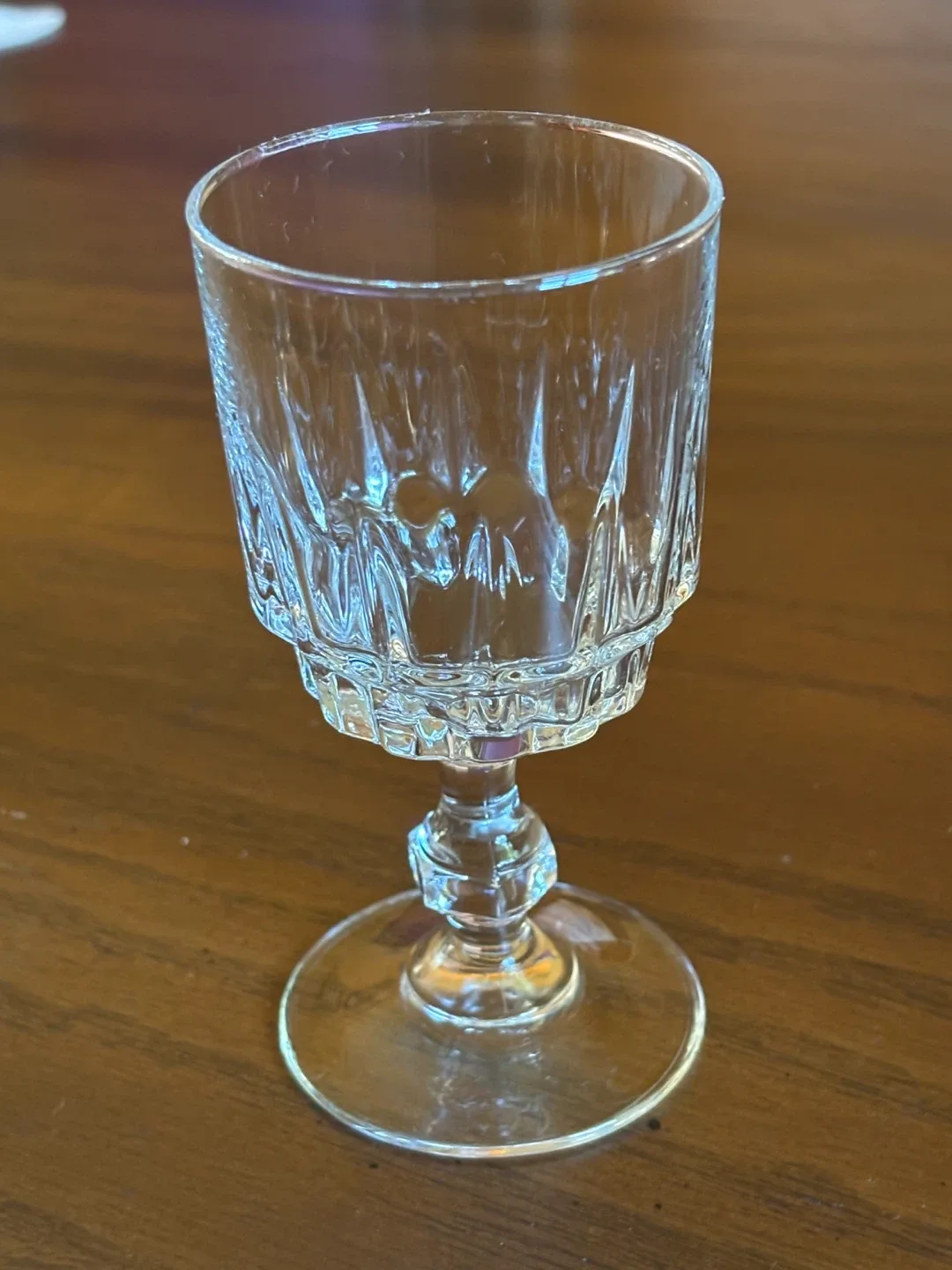 Set of 6 Decorative Crystal Cordial Glasses thumbnail