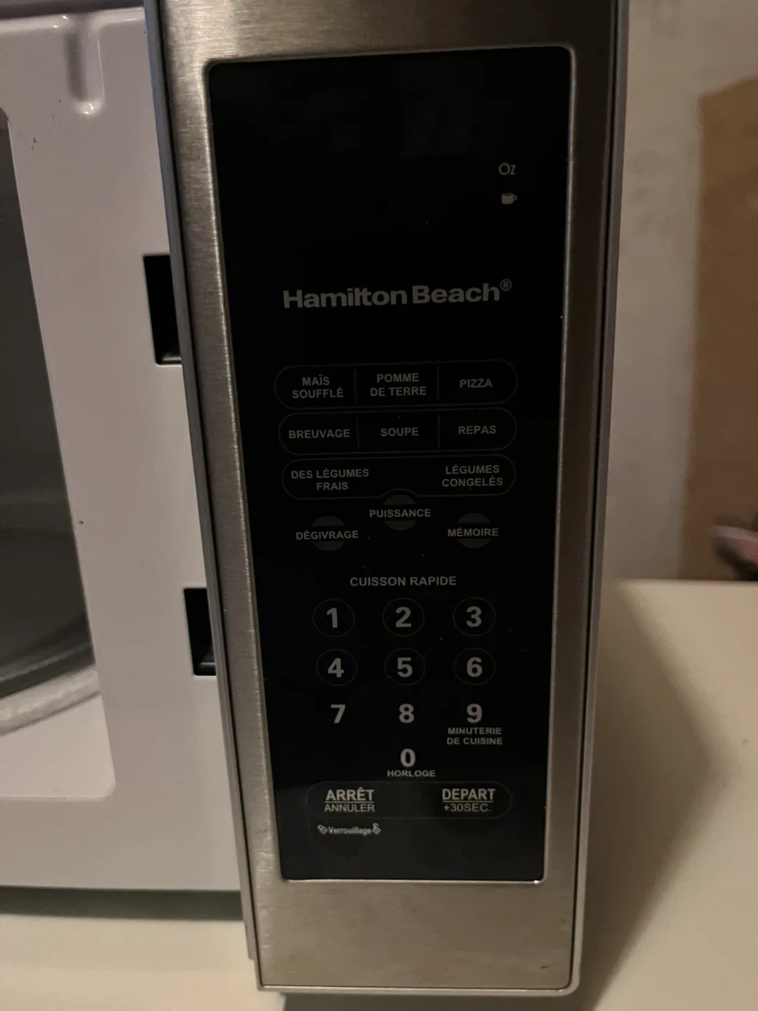 Hamilton Beach Microwave Oven image indicator(3)