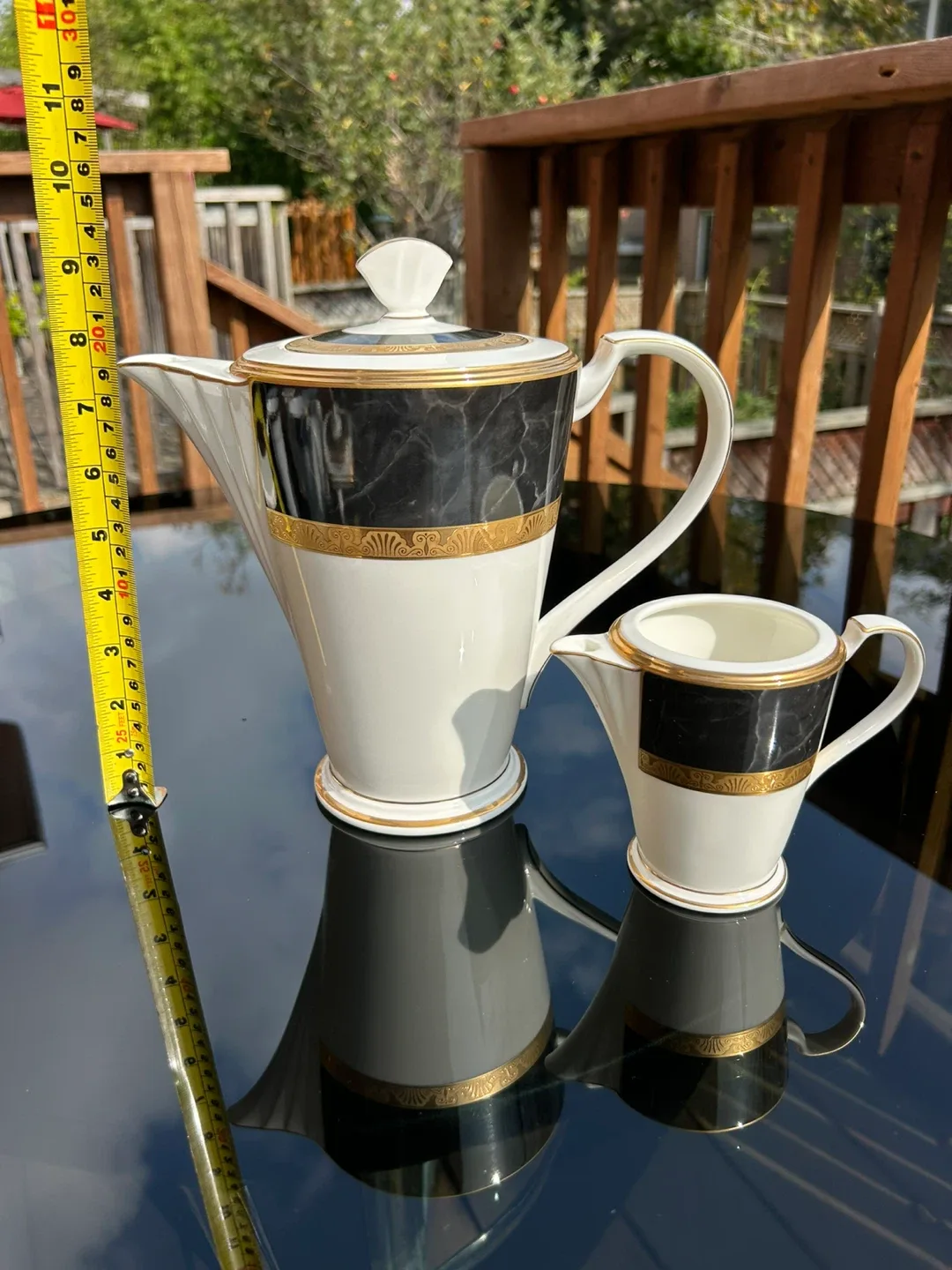 Porcelain Coffee Pot & Creamer Set image indicator(7)