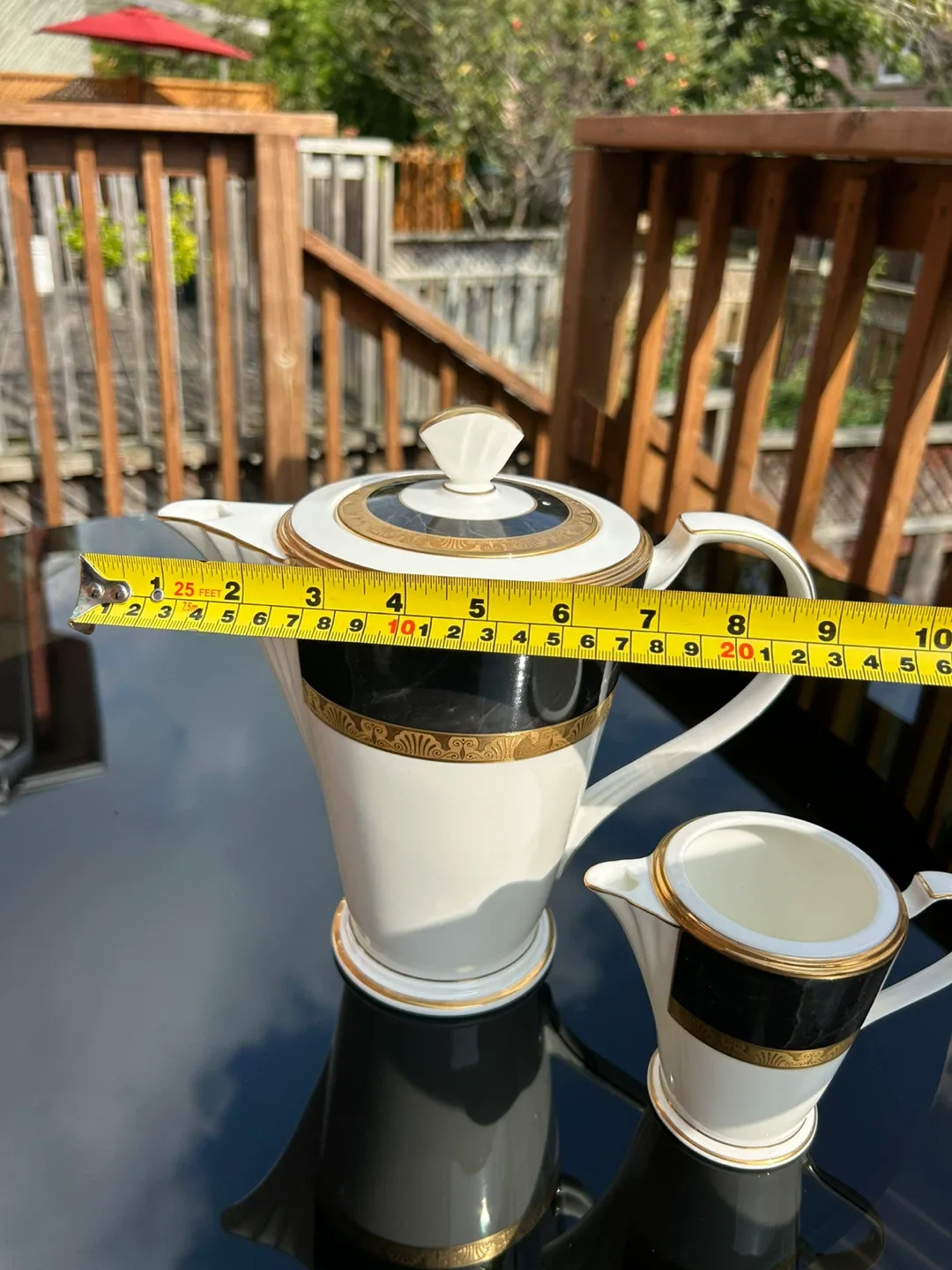 Porcelain Coffee Pot & Creamer Set image indicator(8)