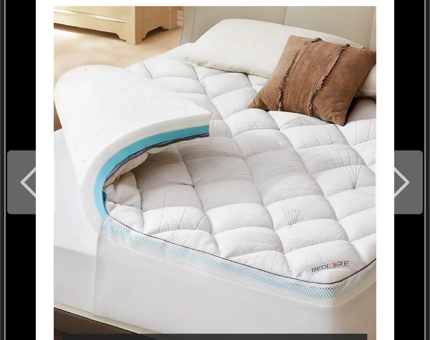 Brand new Twin Bedlore Mattress Topper