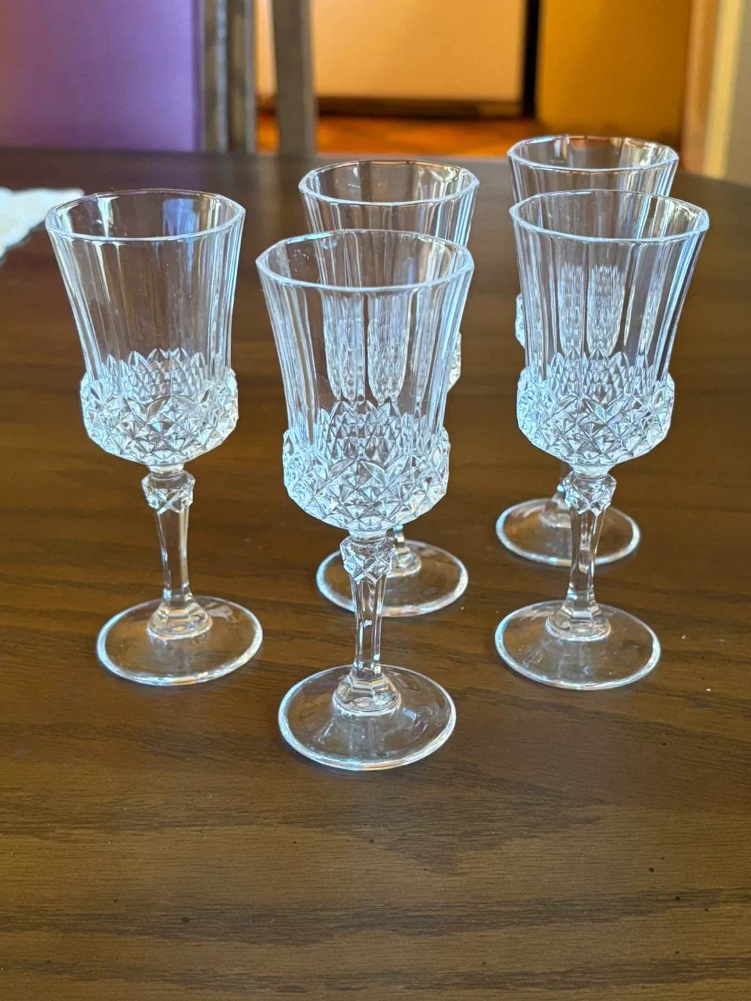Set of 5 Crystal Port Glasses image indicator(2)