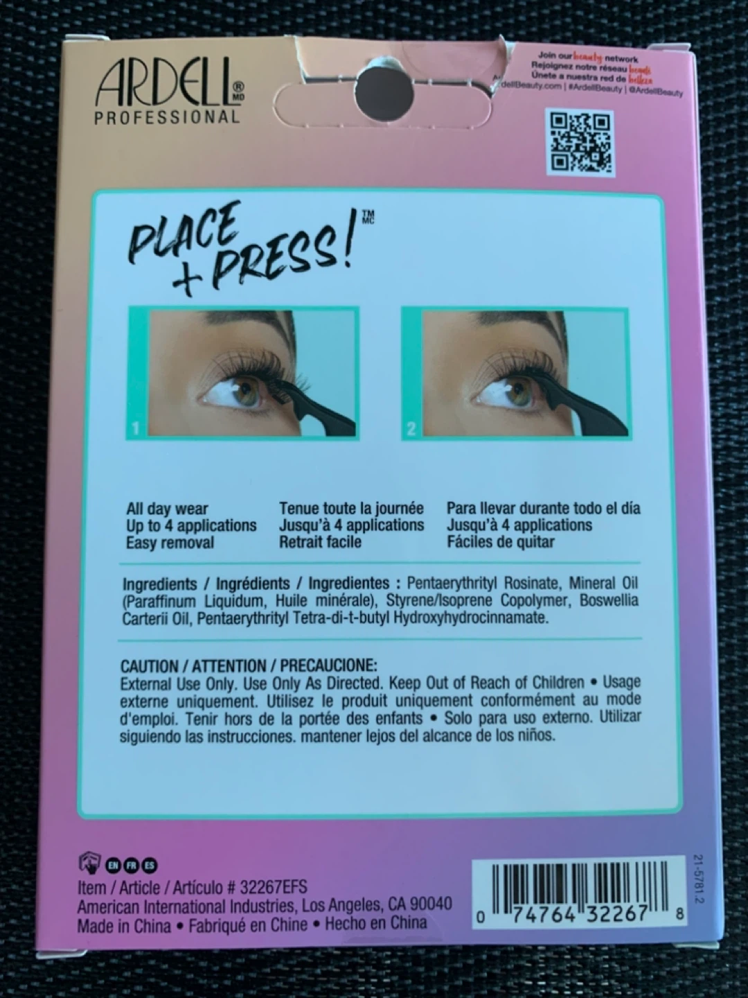 Ardell Press On Lashes - Naked Natural - photo 2