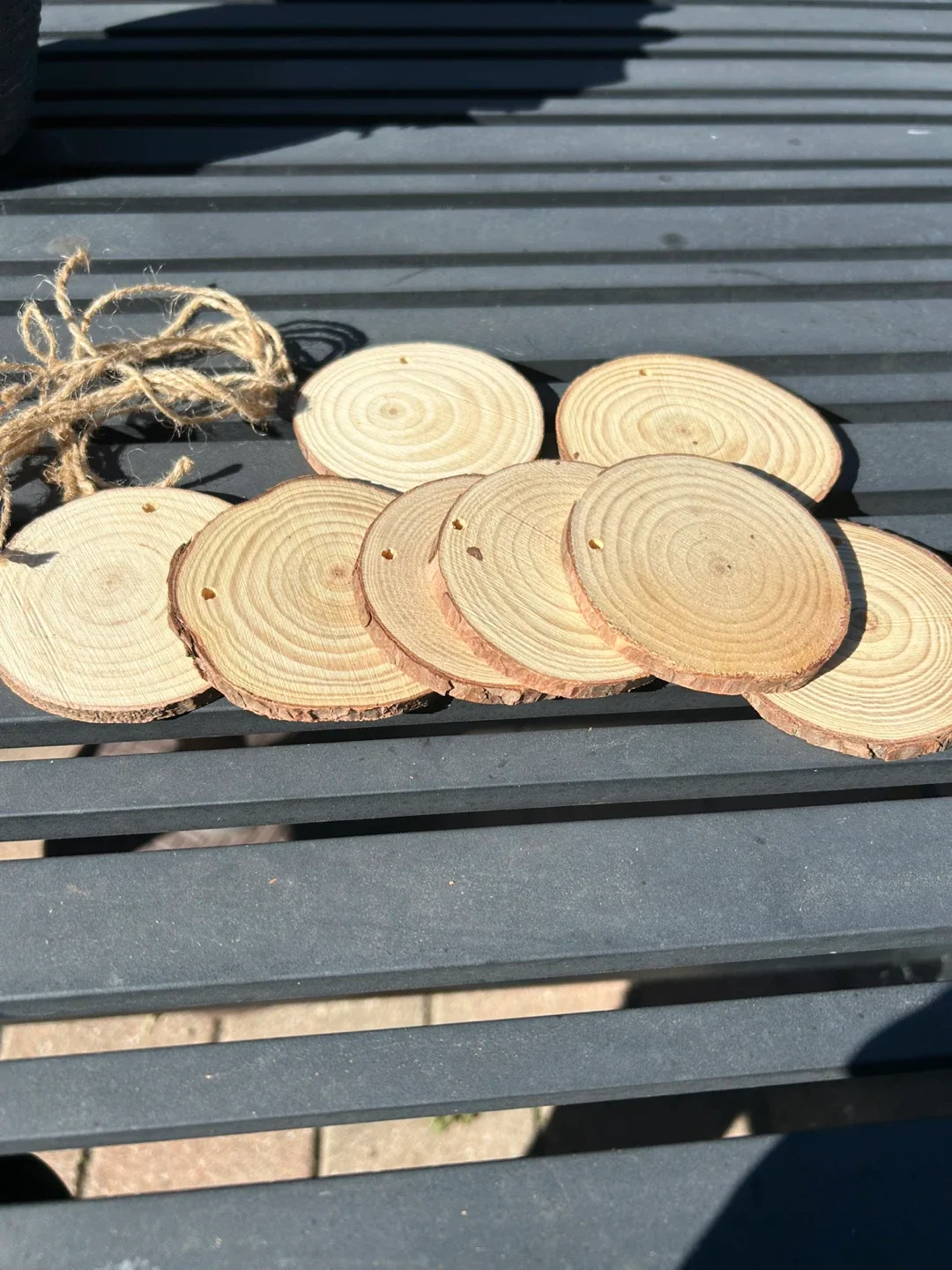 Wooden Tree Slice Ornaments image indicator(2)