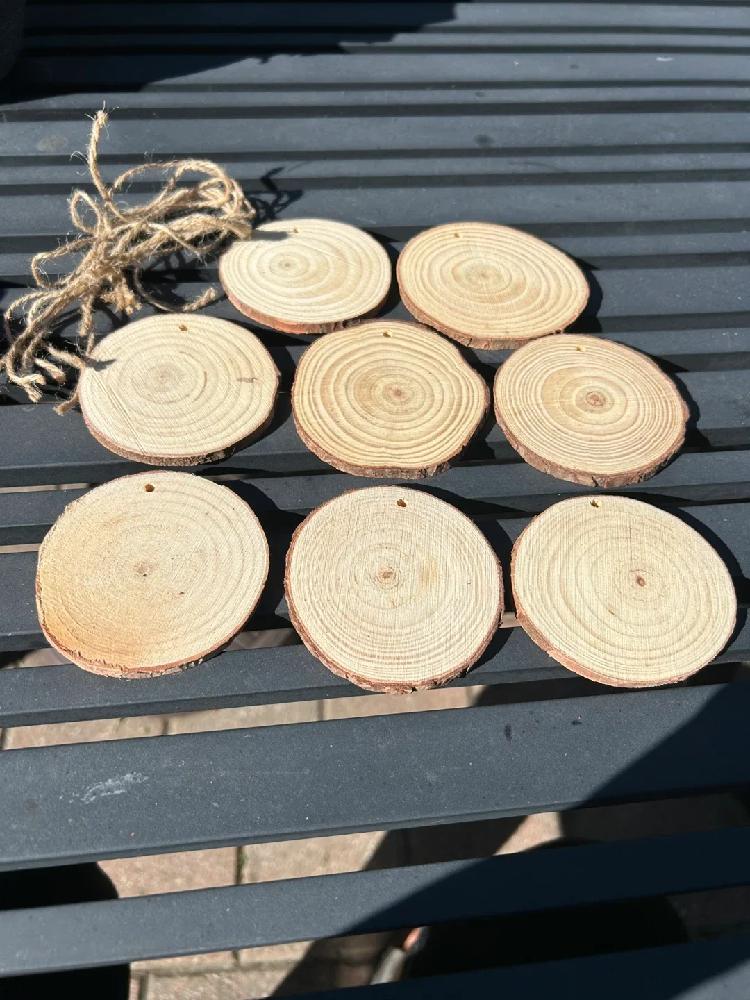 Wooden Tree Slice Ornaments thumbnail