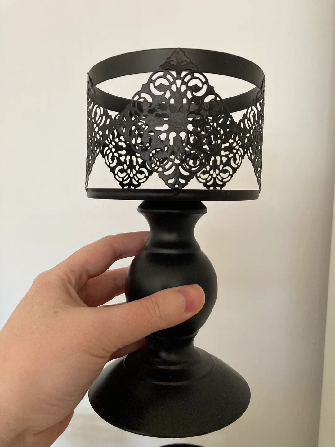New Black Metal Candle Holders image indicator(2)