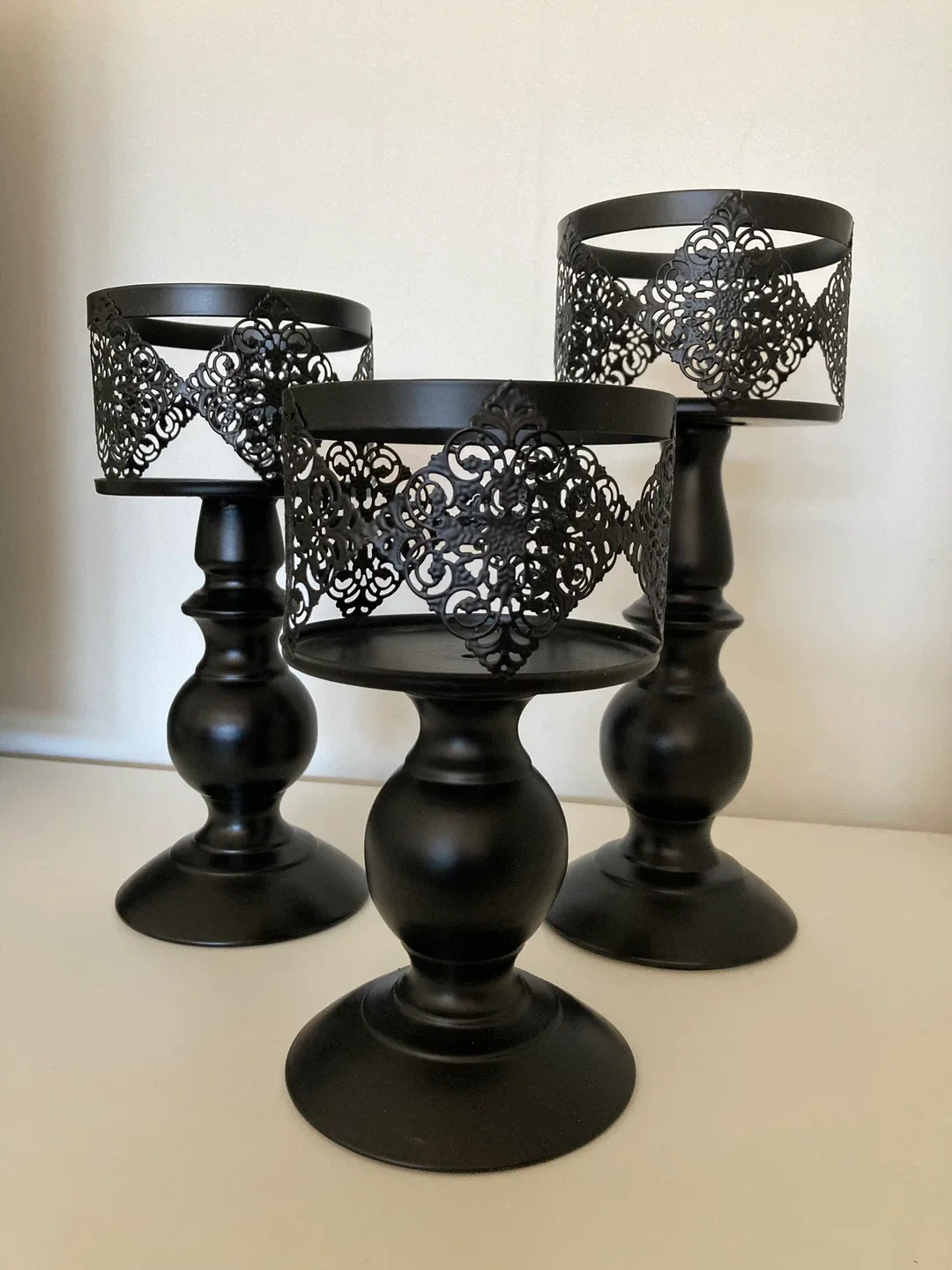 New Black Metal Candle Holders thumbnail
