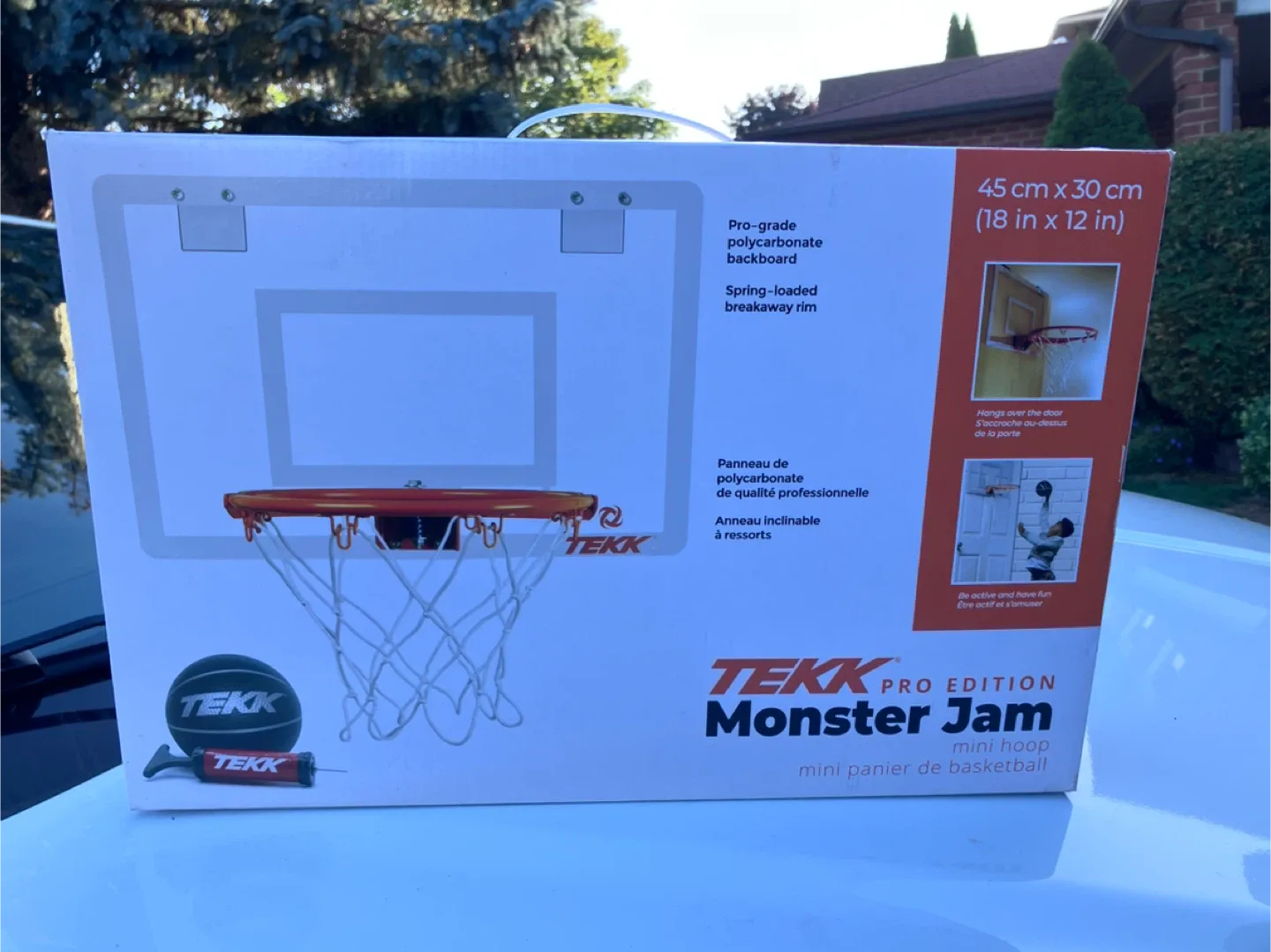 NEW- TEKK Pro Edition Monster Jam Mini Hoop - New in Box! thumbnail