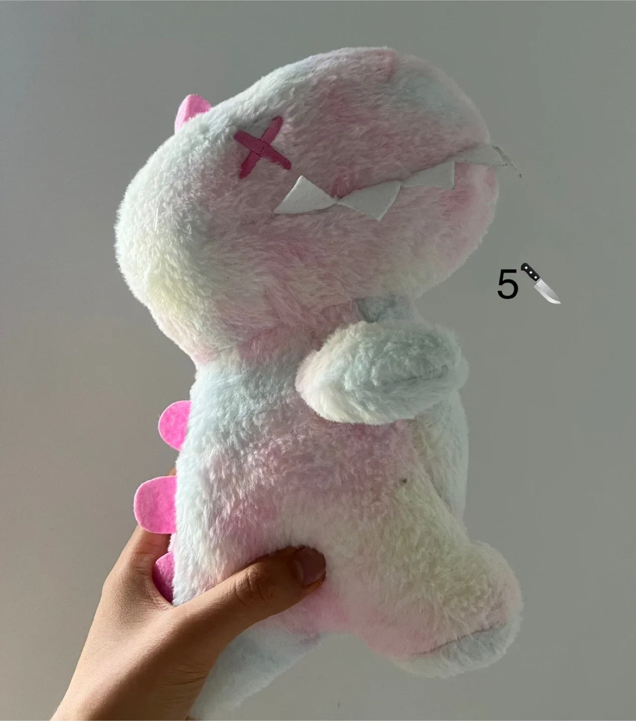 Pastel Dinosaur Plush Toy thumbnail