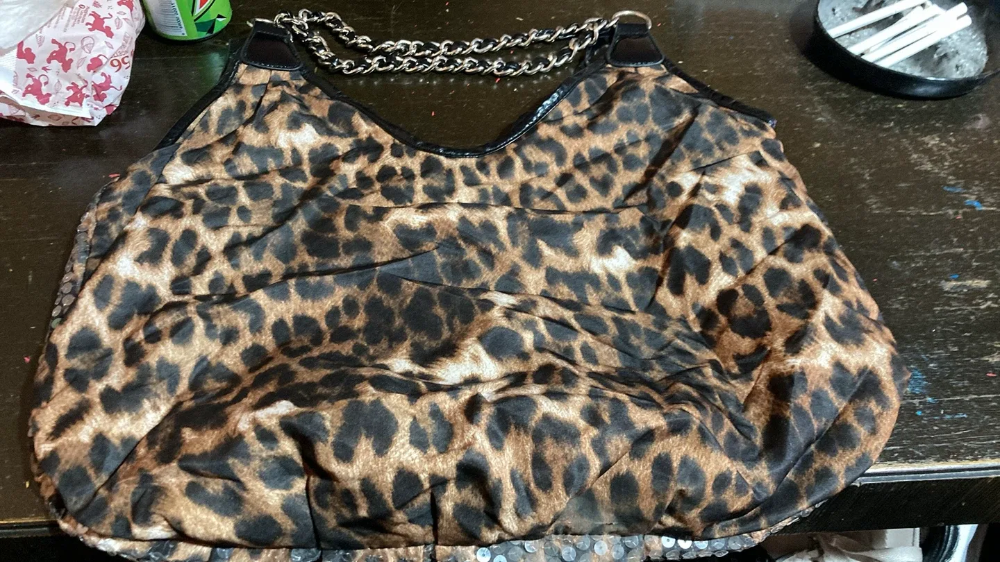 Leopard Print Shoulder Bag thumbnail