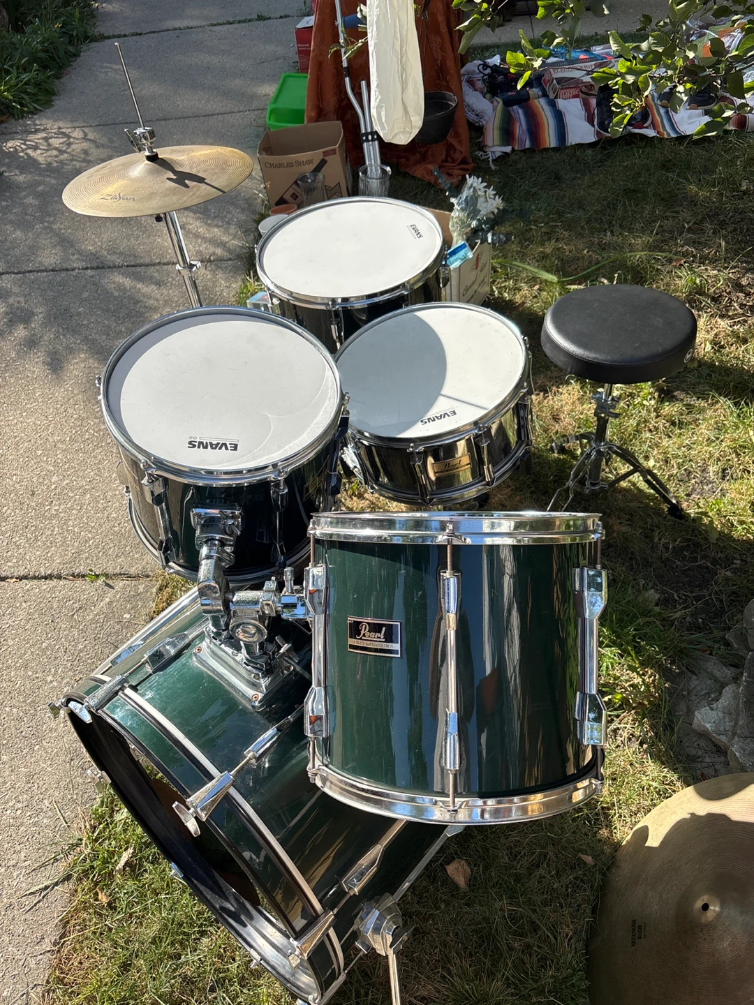 Pearl Drum Set - Complete Kit - photo 2