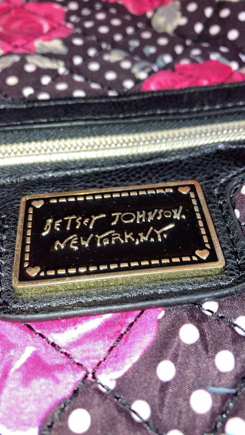 Betsey Johnson Rose Print Quilted Tote Bag image indicator(2)