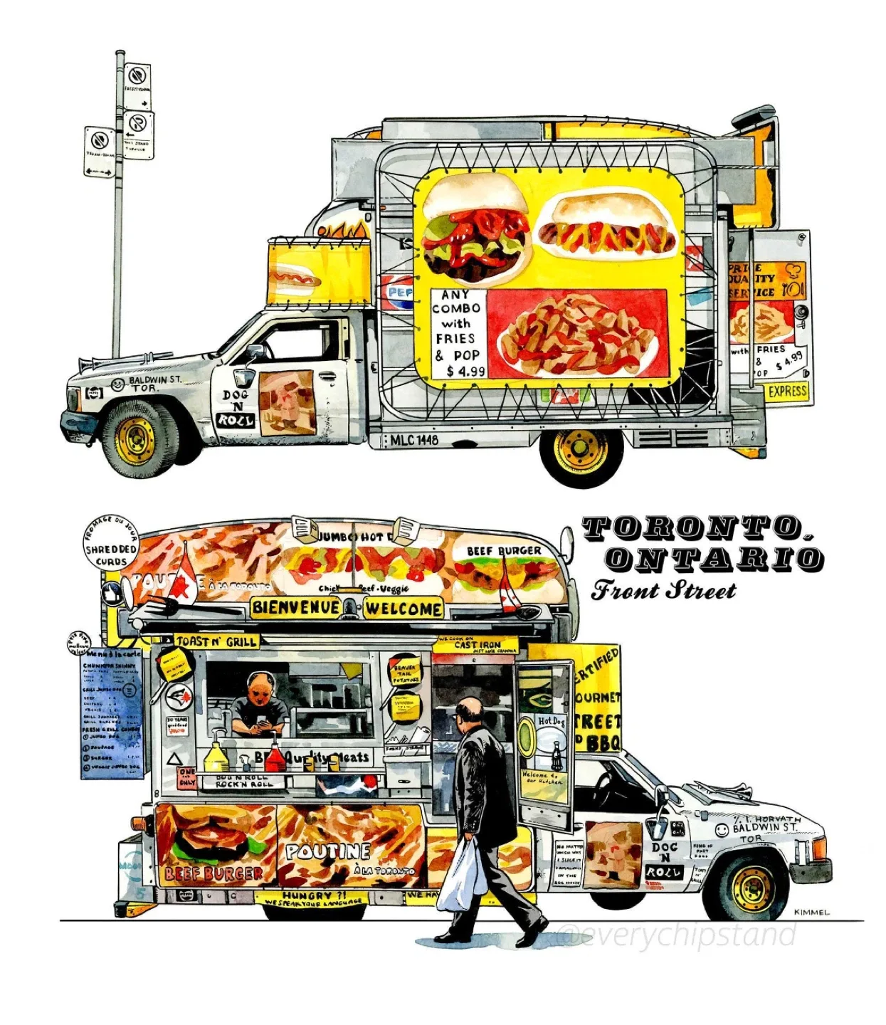 Toronto Framed Art Print image indicator(2)