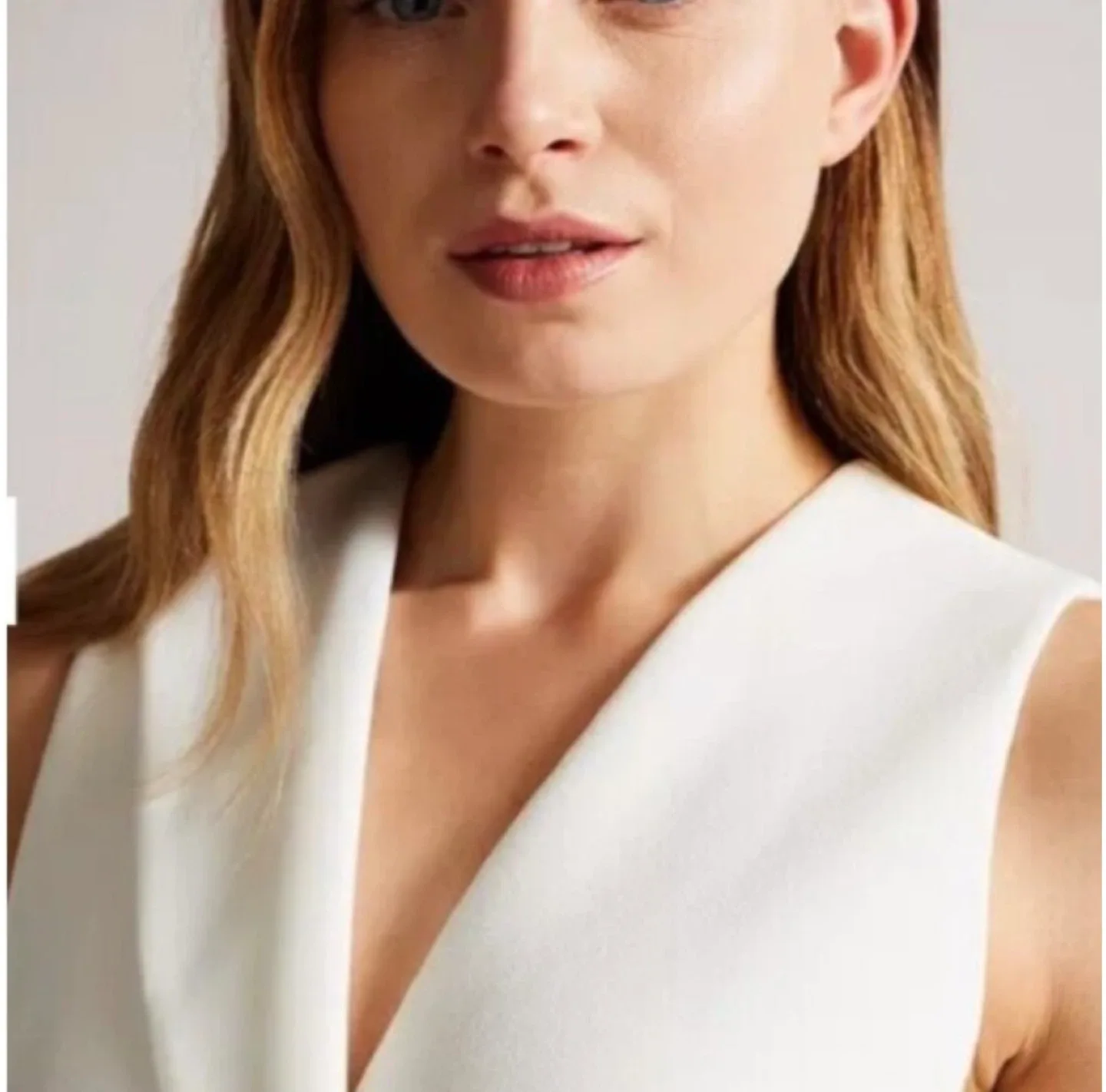 Ted Baker V-Neck Midi Length Dress image indicator(3)