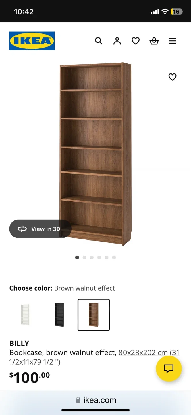 IKEA Billy Bookcase - Birch Effect image indicator(2)