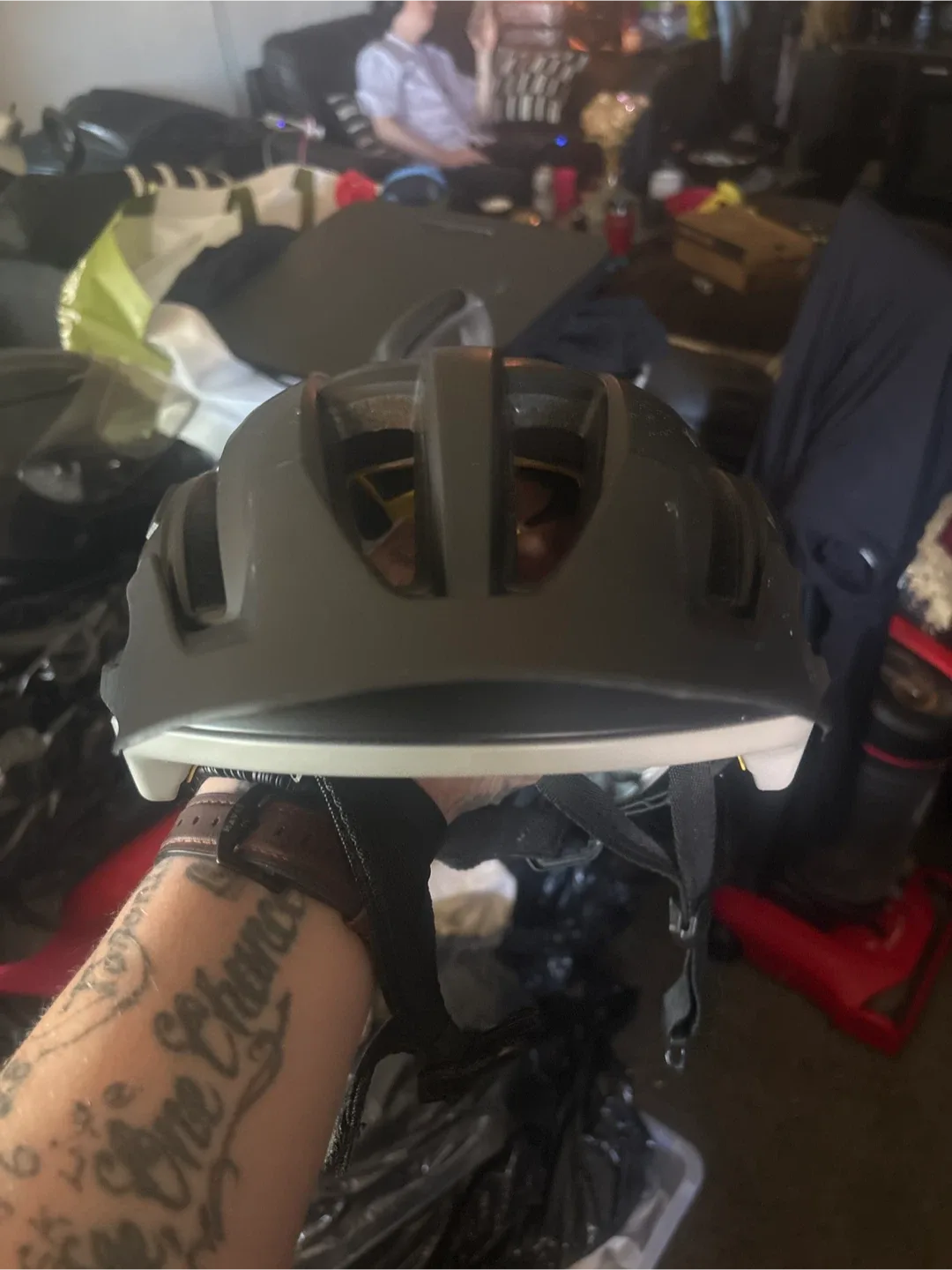 Raleigh Adult Bike Helmet - Black & Red image indicator(2)