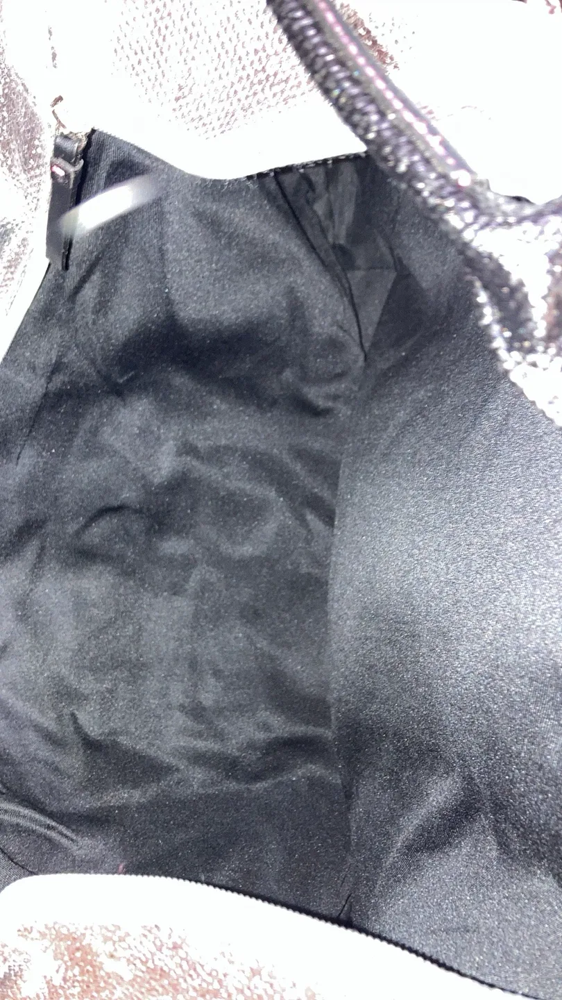 Victoria's Secret Silver/Black Tote Bag image indicator(3)