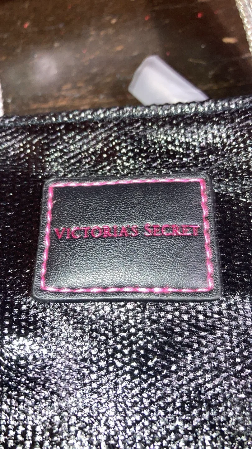 Victoria's Secret Black & Silver Tote Bag - New! image indicator(3)
