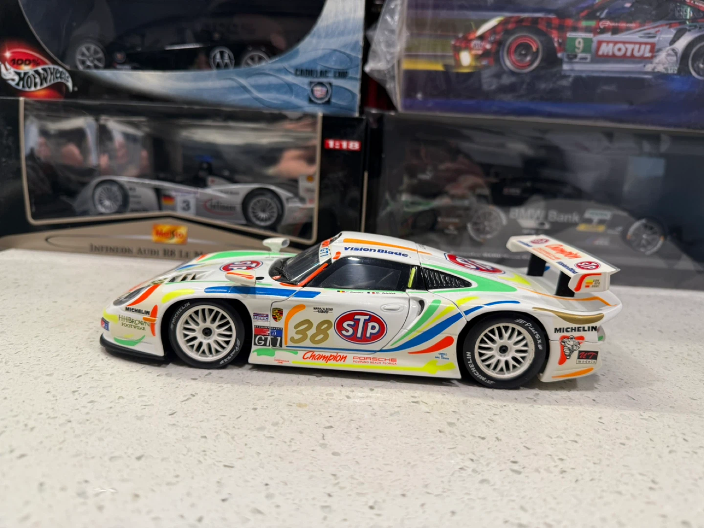 UT Models #38 USRRC Champion Motorsports Porsche 911 GT1 EVO