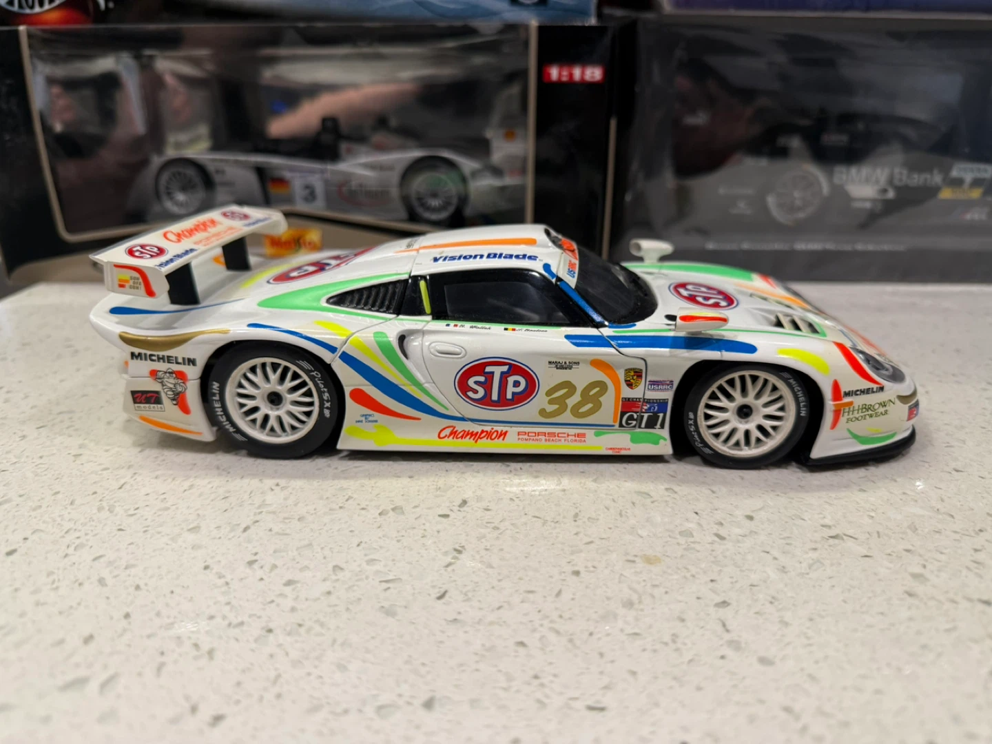 UT Models #38 USRRC Champion Motorsports Porsche 911 GT1 EVO - photo 3