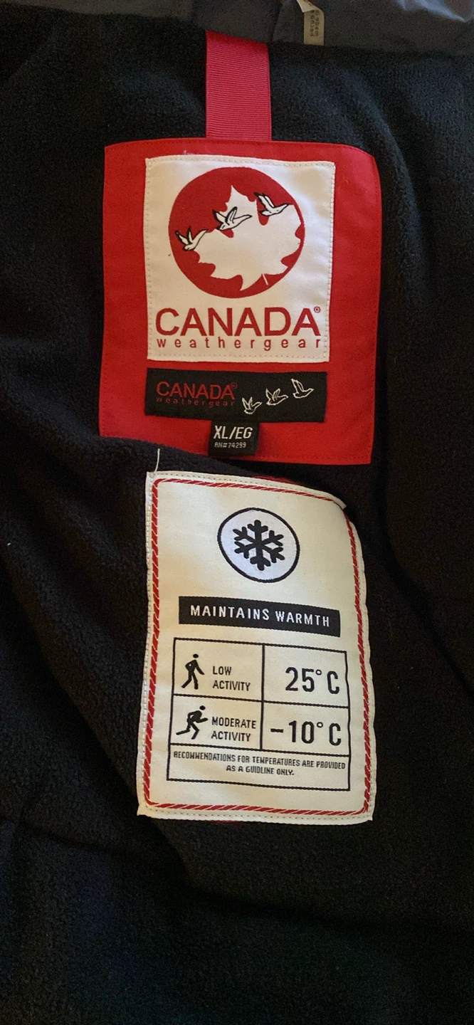 Canada Weather Gear Parka XL/EG Grey