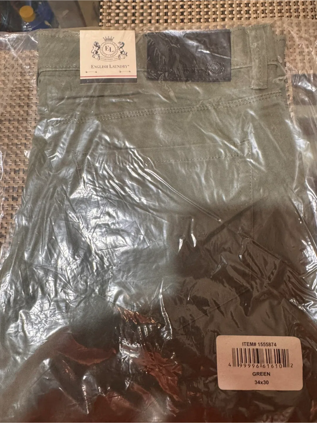 New English Laundry Green Pants 34x30 image indicator(2)