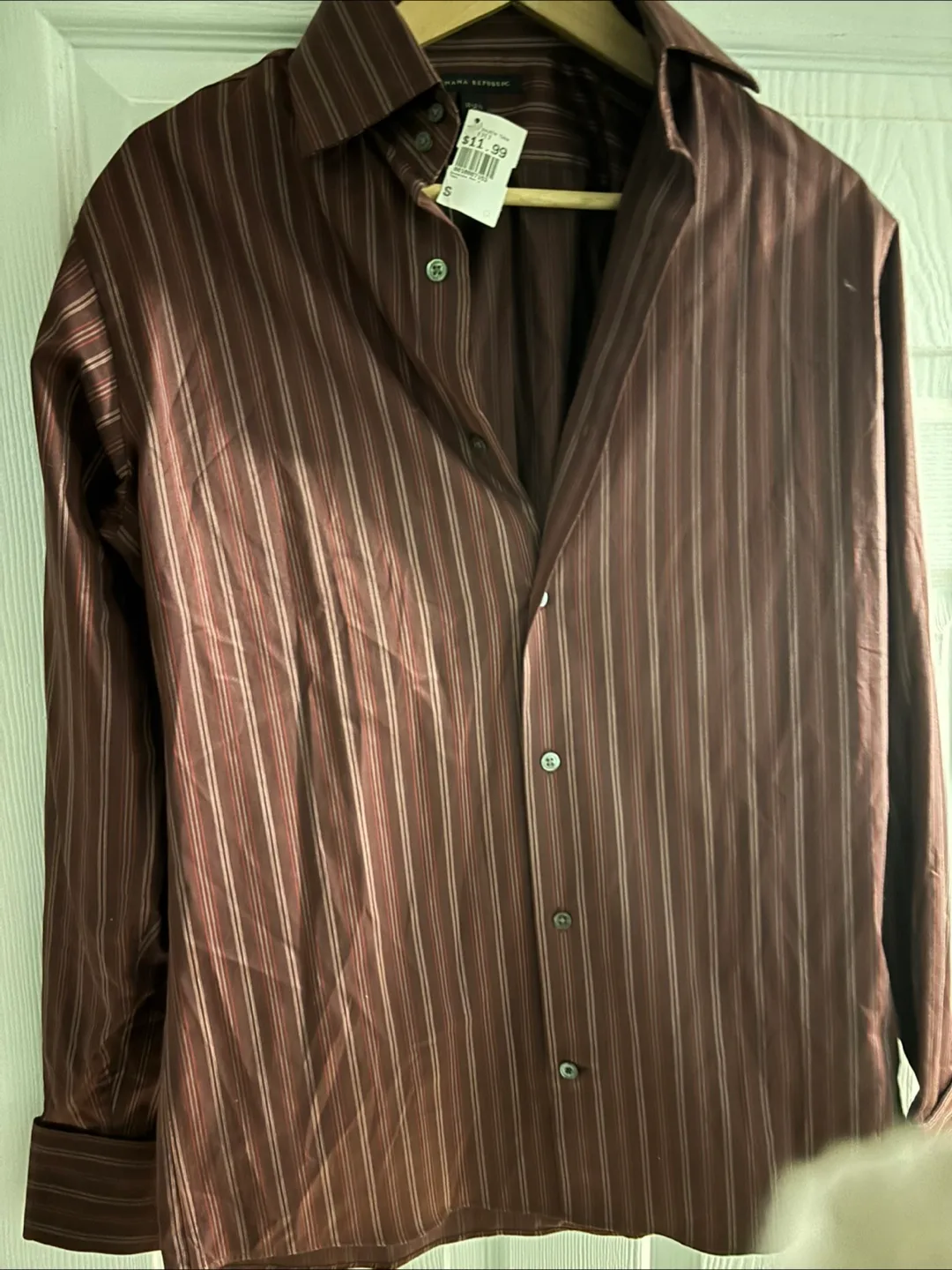 Banana Republic Striped Dress Shirt S/P image indicator(2)