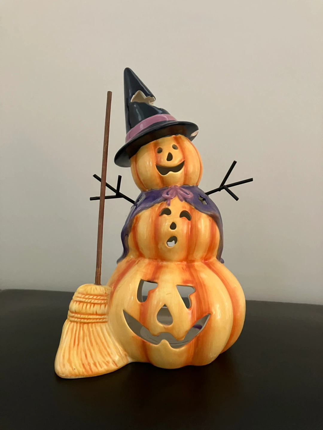 Halloween Pumpkin Candle Holder - photo 2
